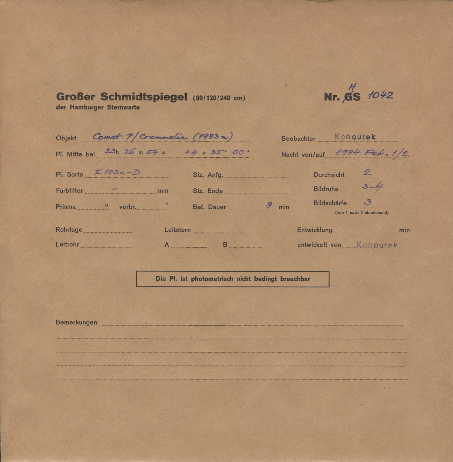 Plattenhuelle HS01042