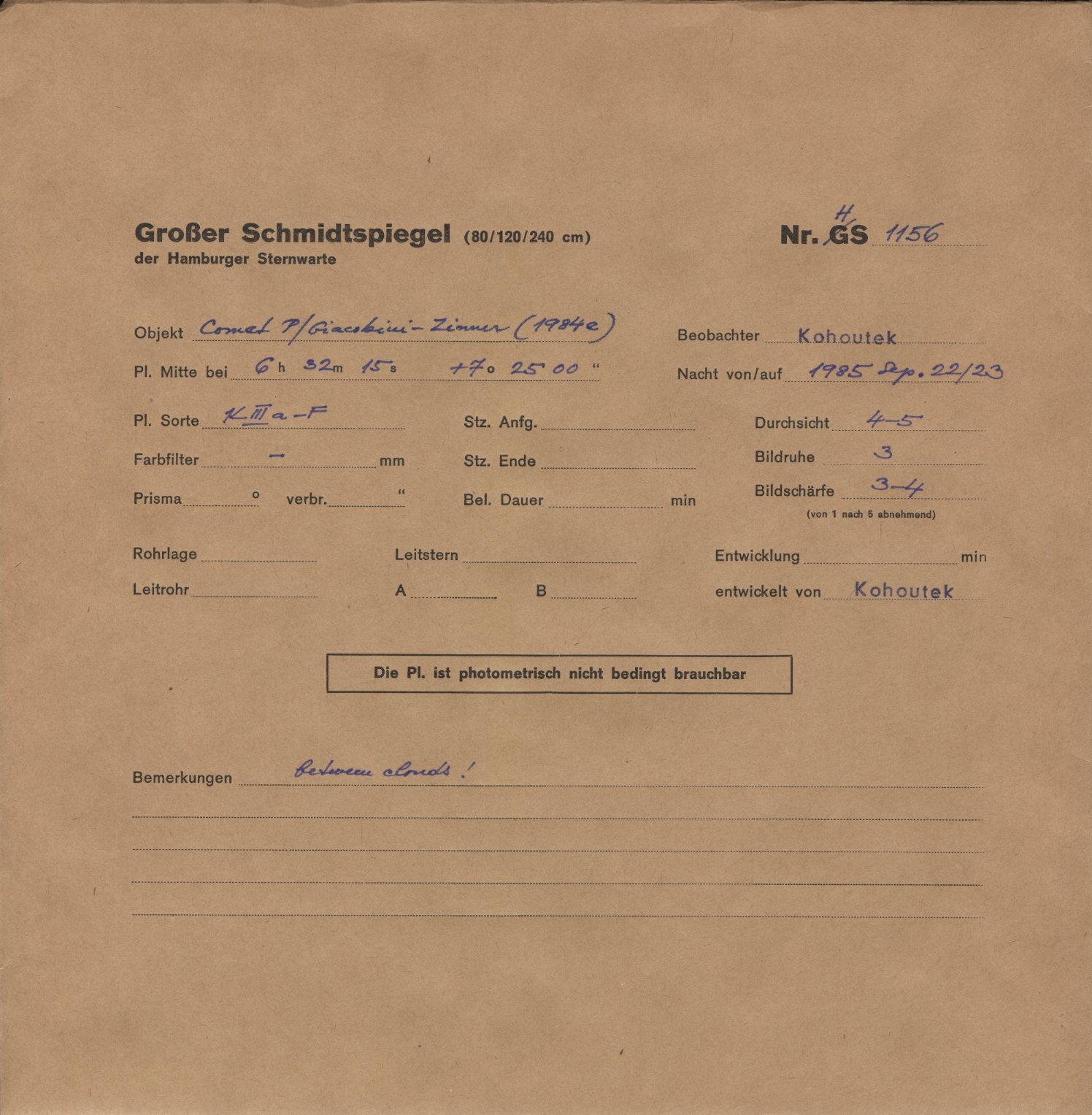 Plattenhuelle HS01156