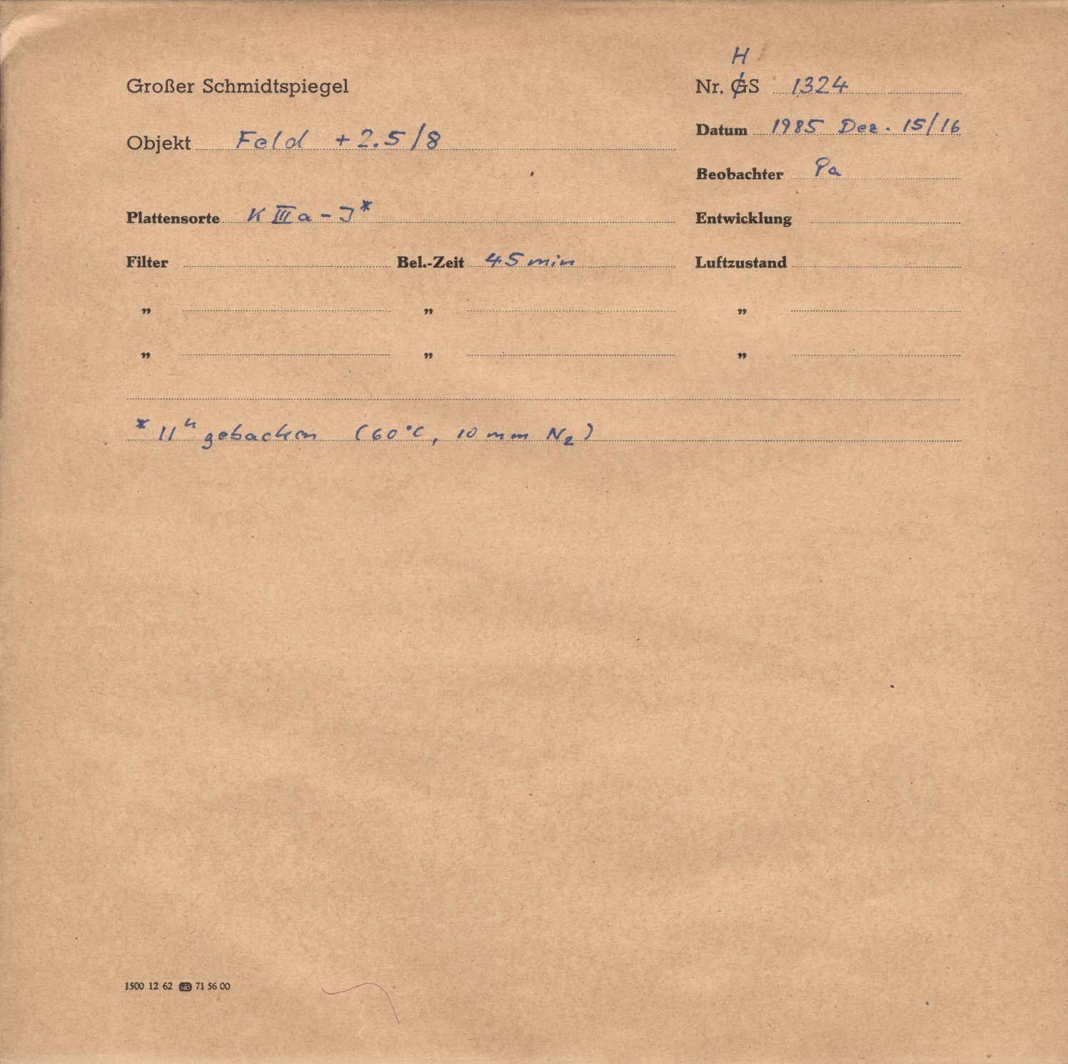 Plattenhuelle HS01324