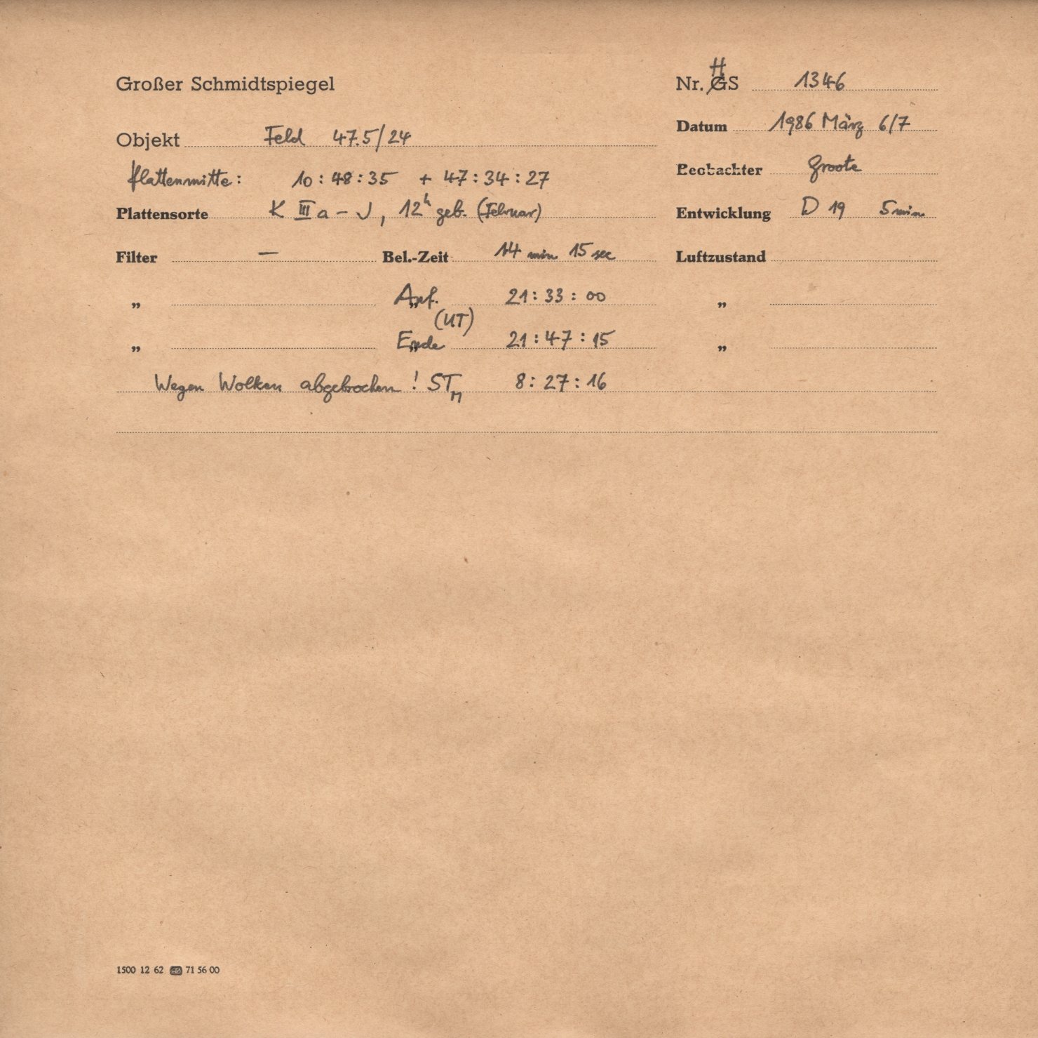Plattenhuelle HS01346