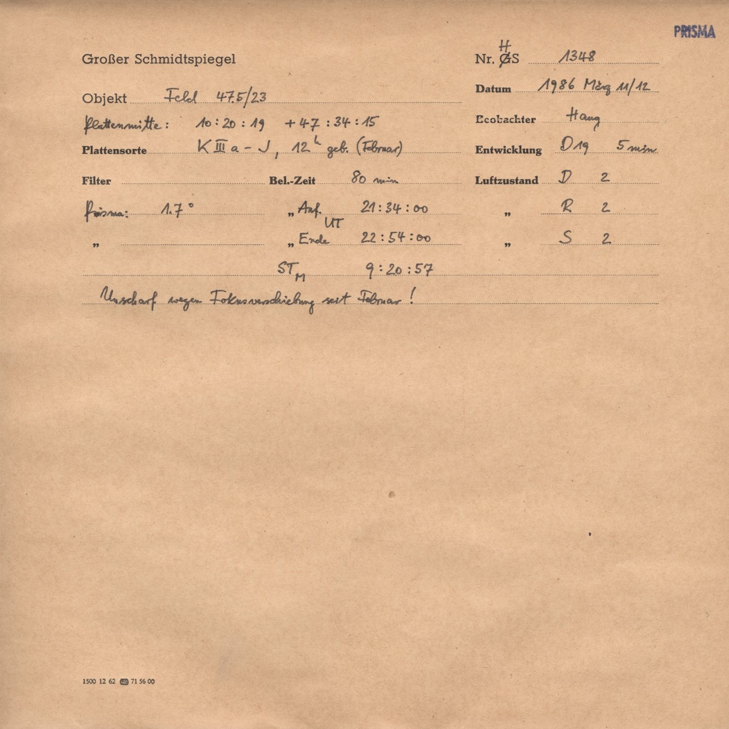 Plattenhuelle HS01348