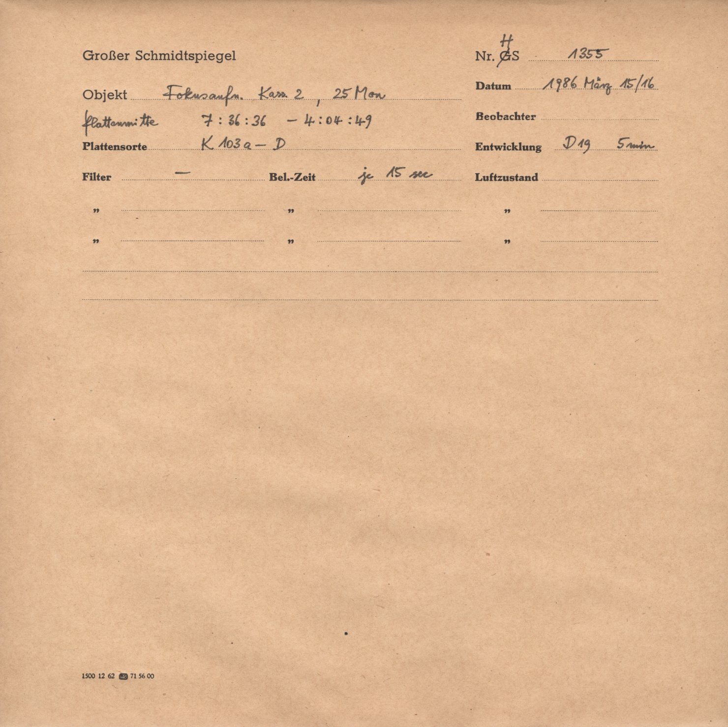 Plattenhuelle HS01355