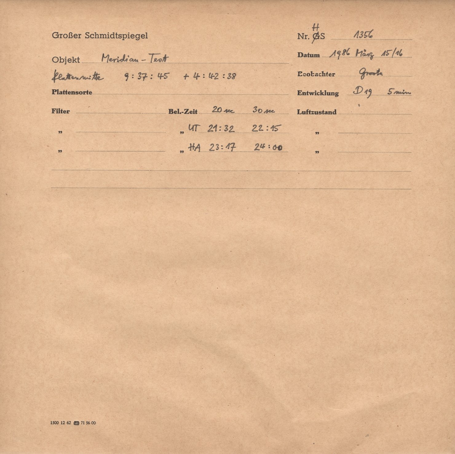 Plattenhuelle HS01356