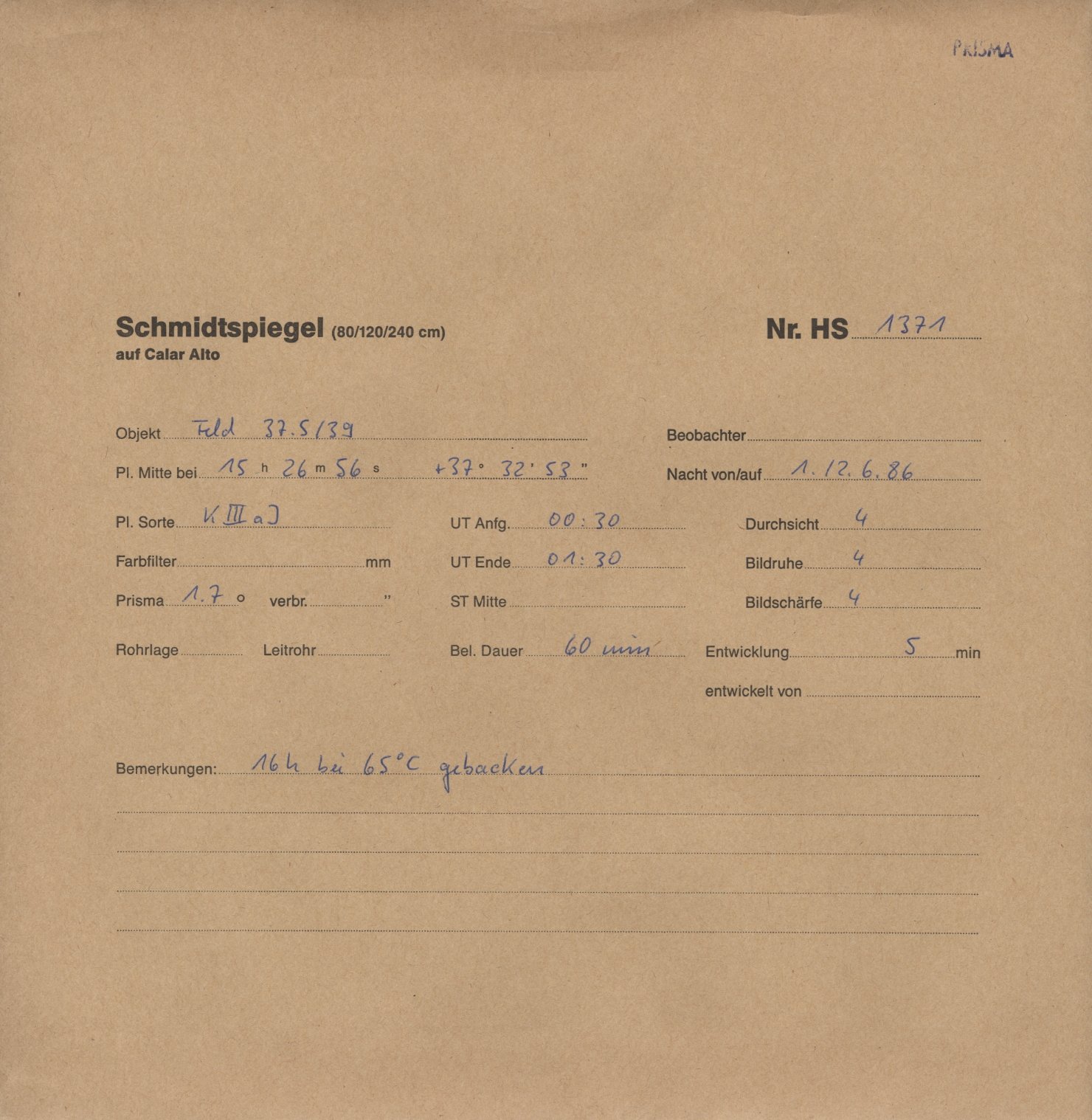 Plattenhuelle HS01371