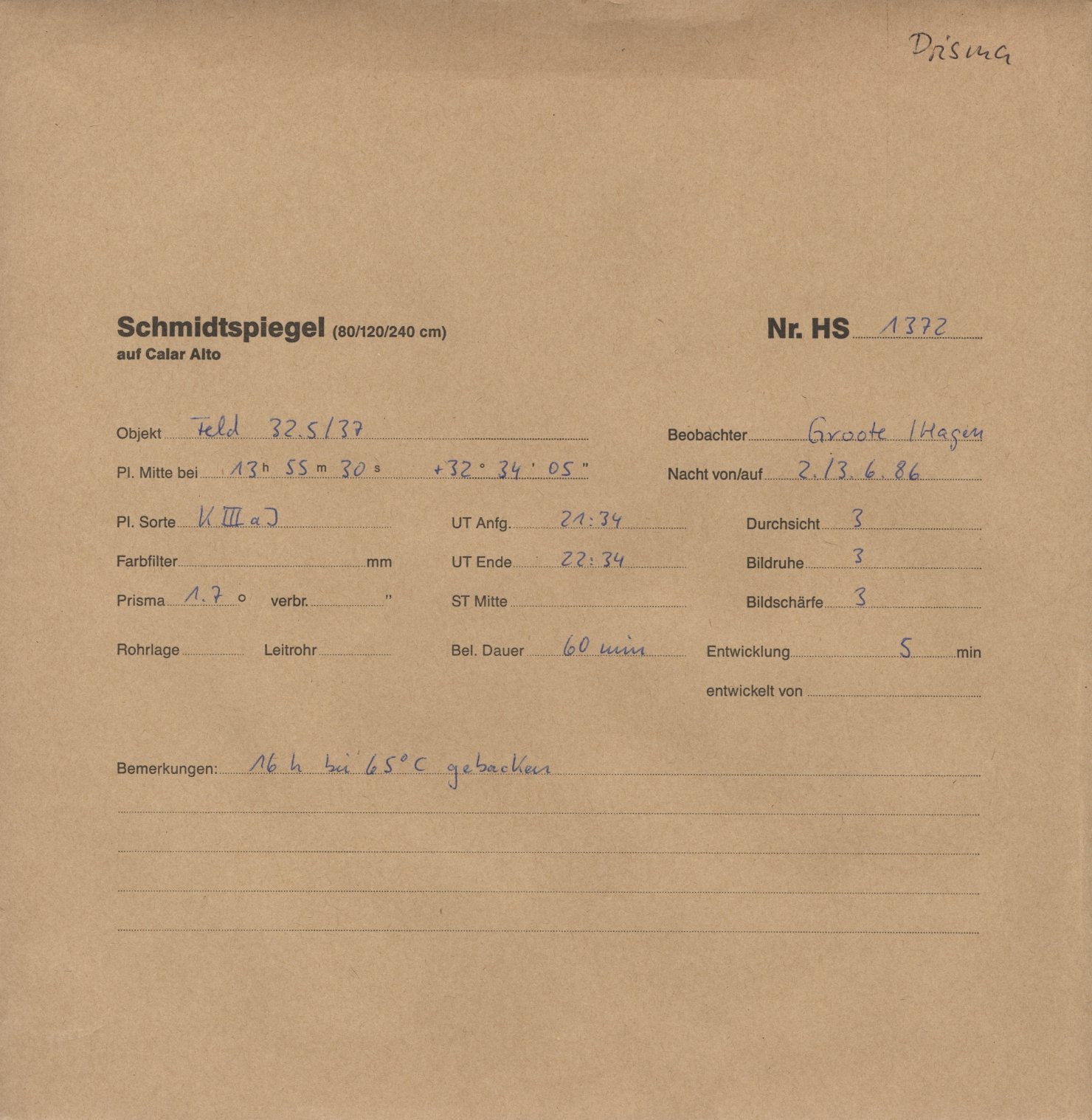 Plattenhuelle HS01372