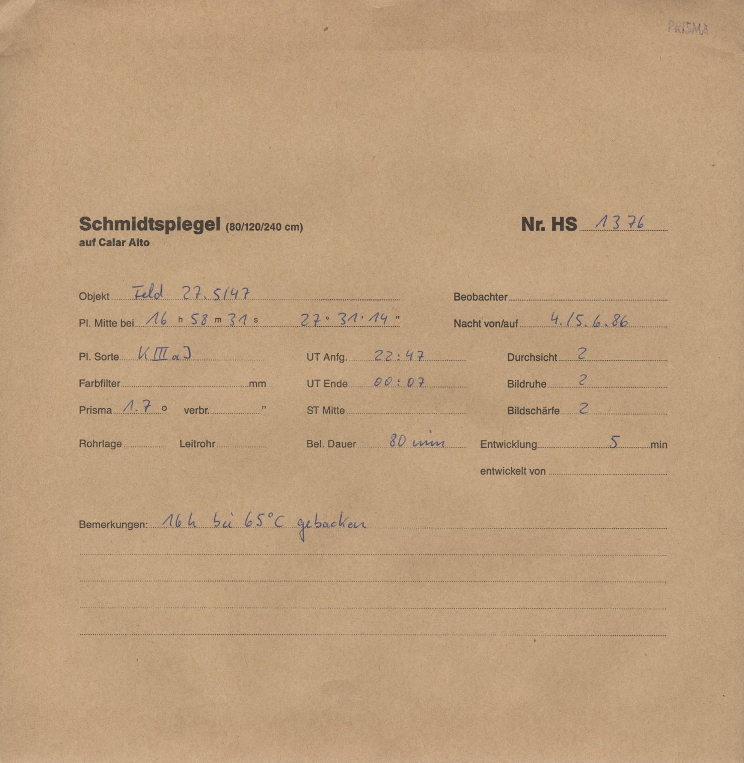 Plattenhuelle HS01376