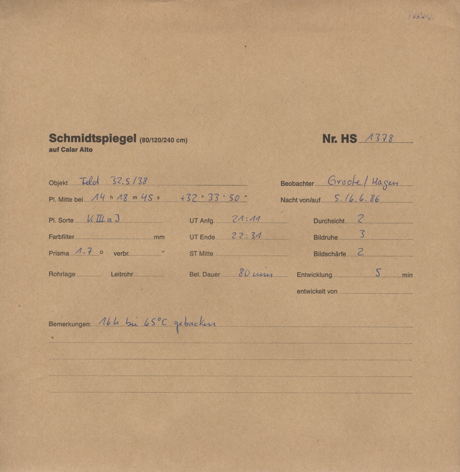 Plattenhuelle HS01378