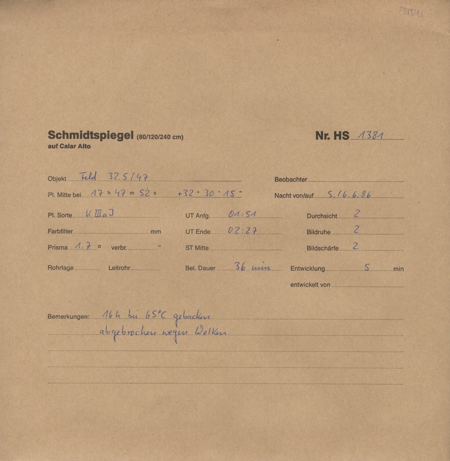 Plattenhuelle HS01381
