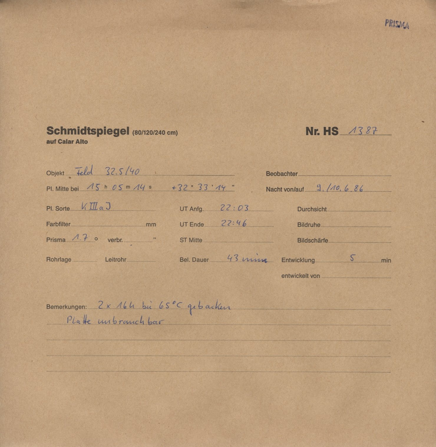 Plattenhuelle HS01387