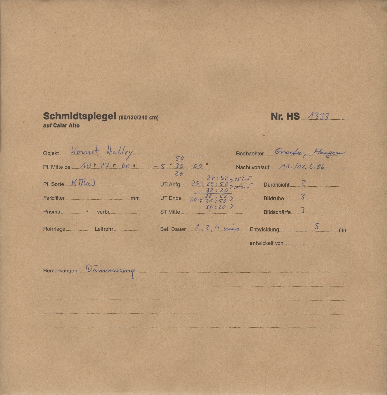 Plattenhuelle HS01393