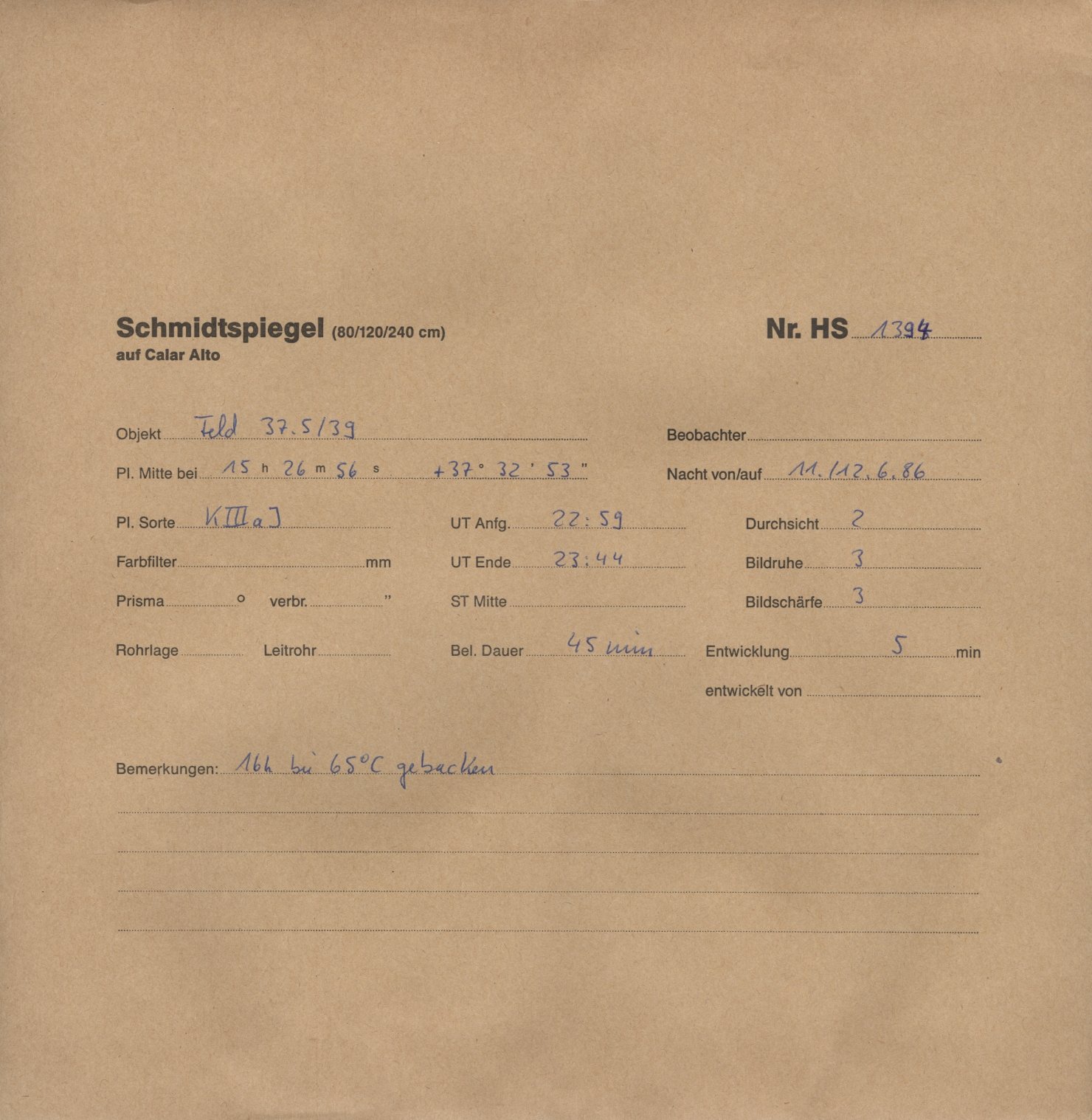 Plattenhuelle HS01394