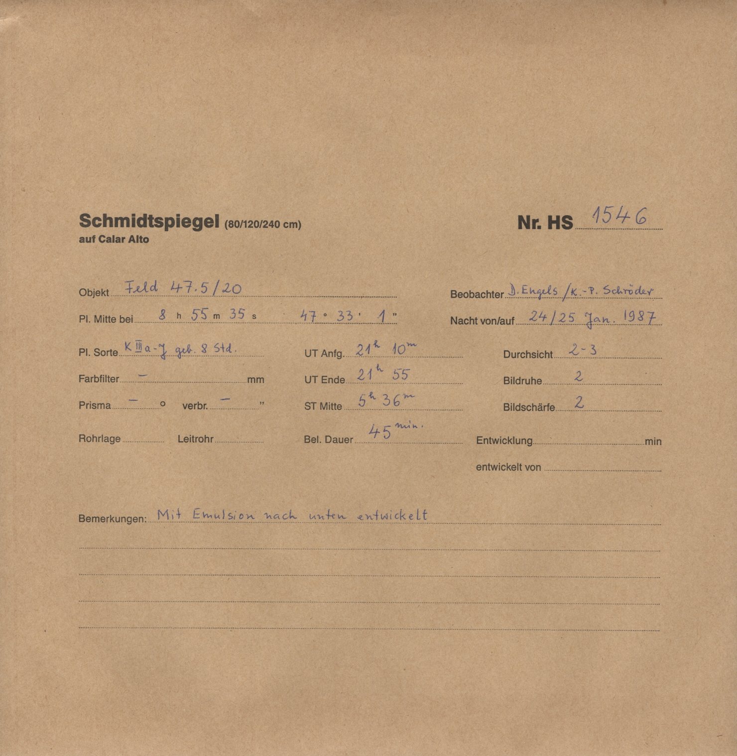 Plattenhuelle HS01546