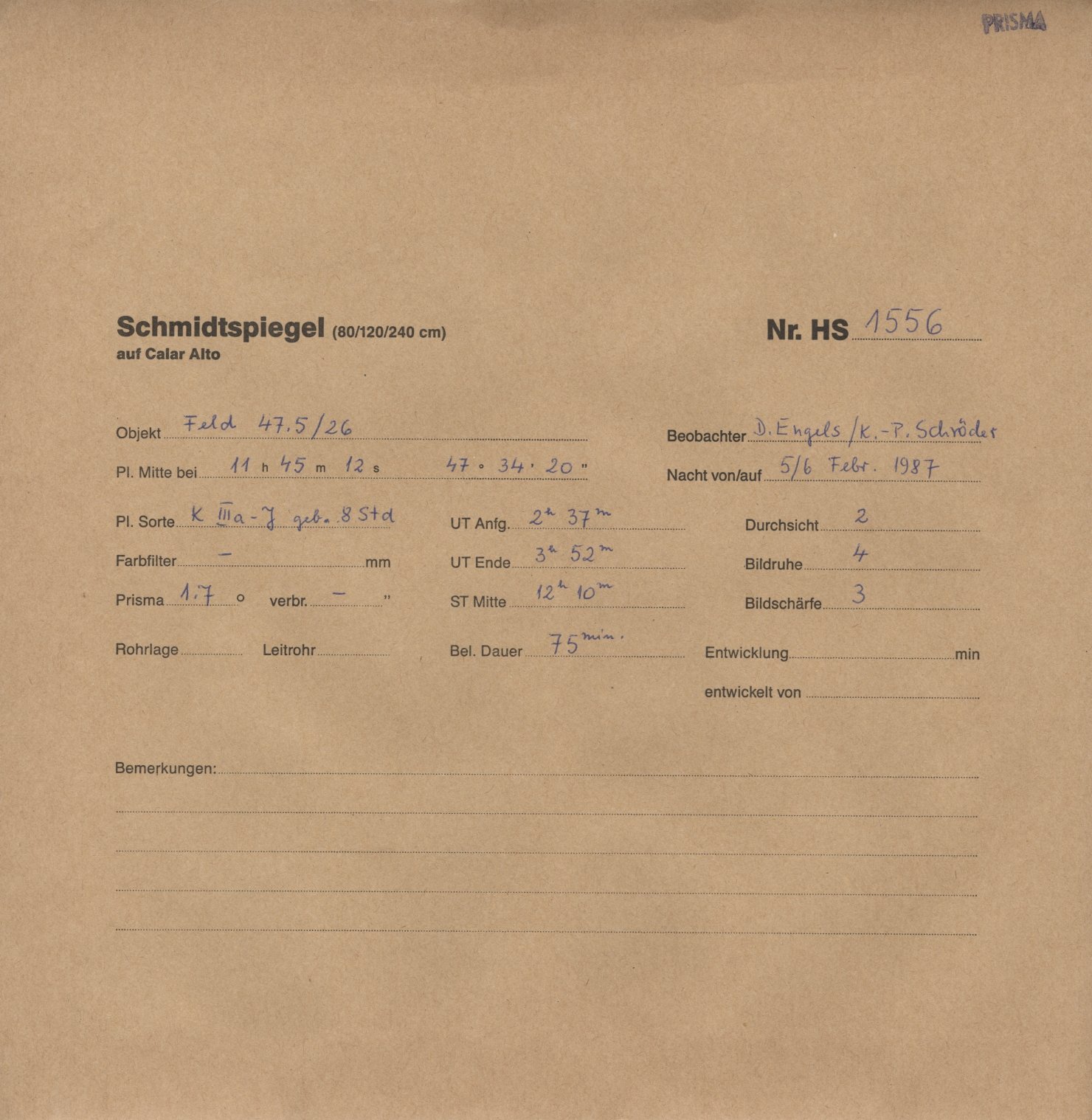 Plattenhuelle HS01556