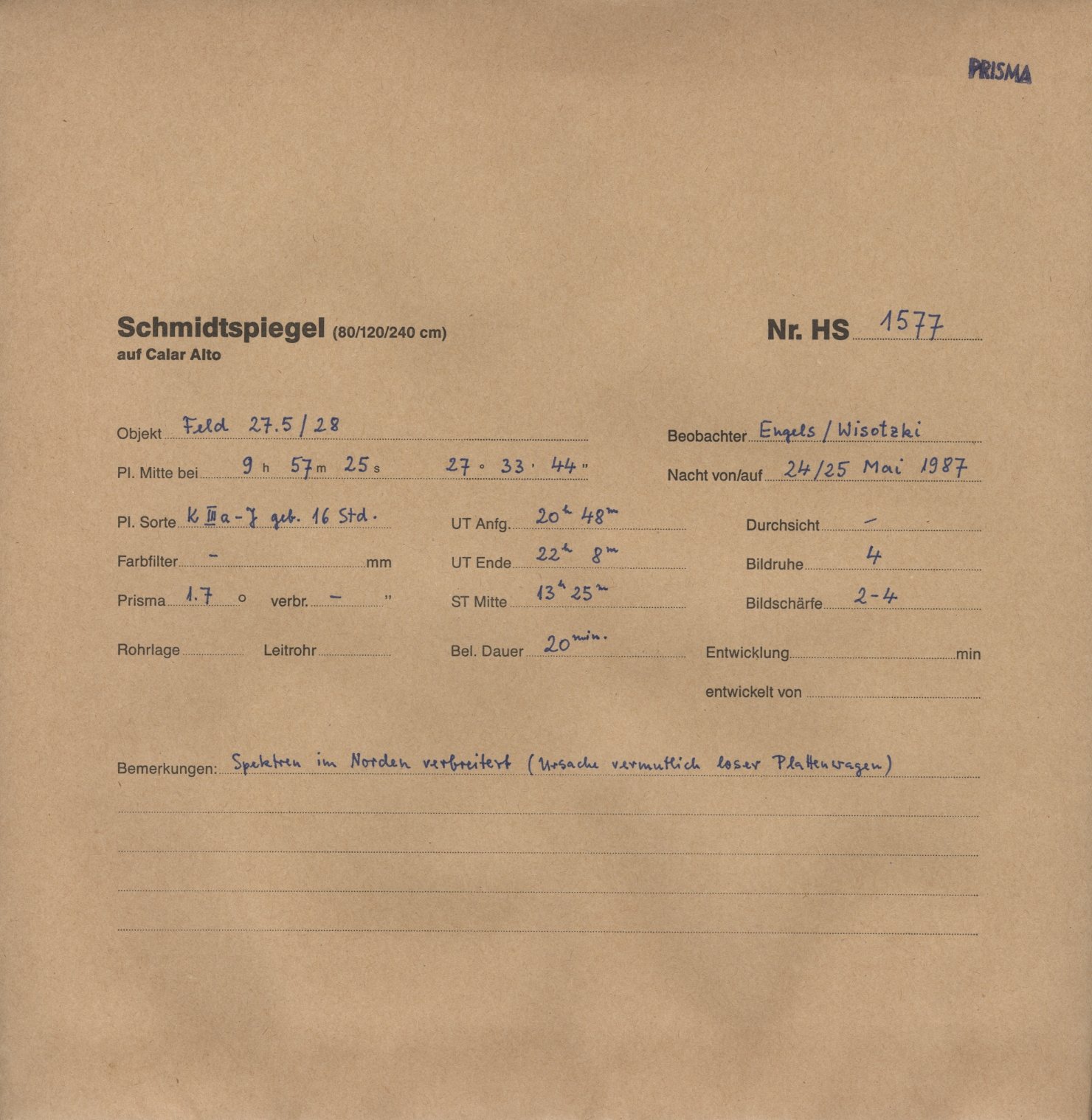 Plattenhuelle HS01577