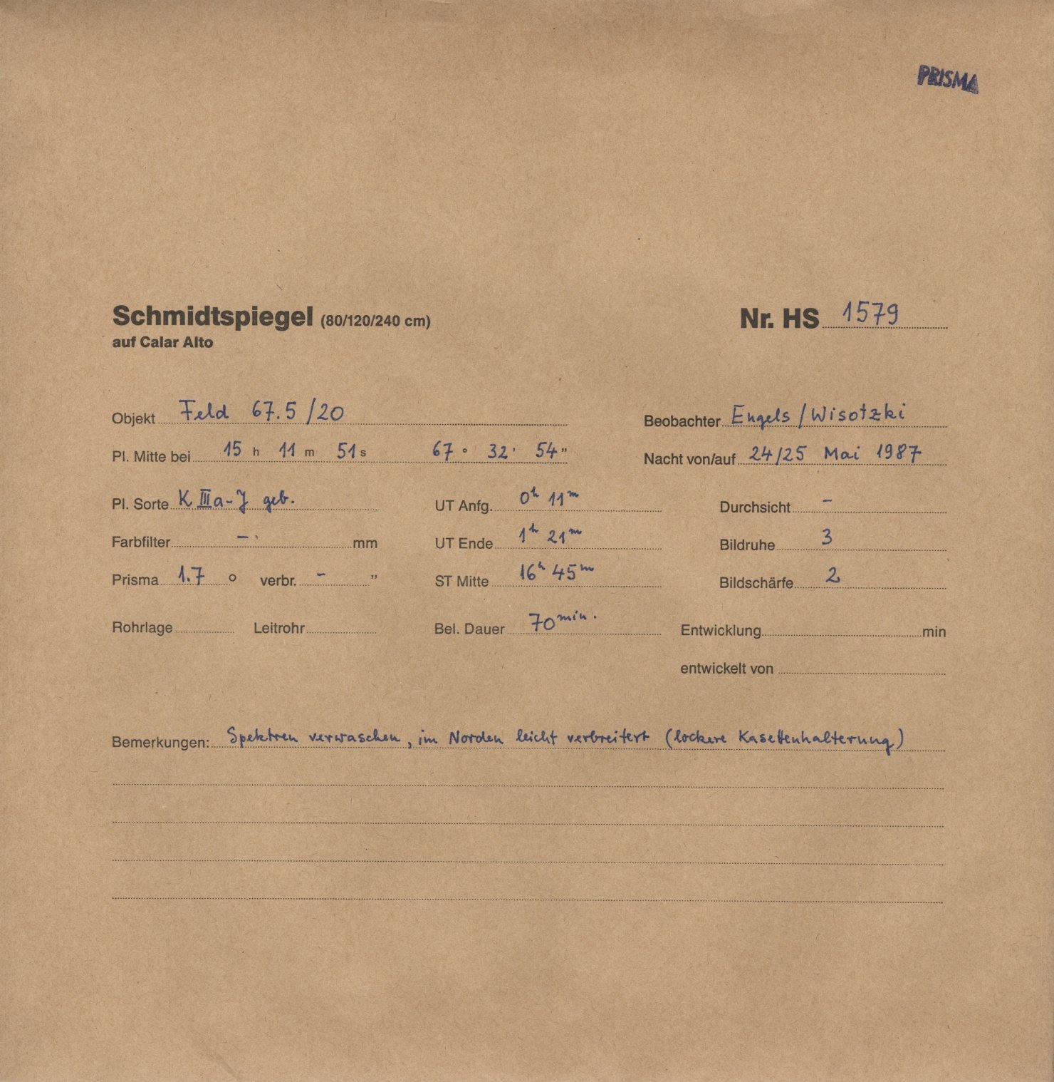 Plattenhuelle HS01579