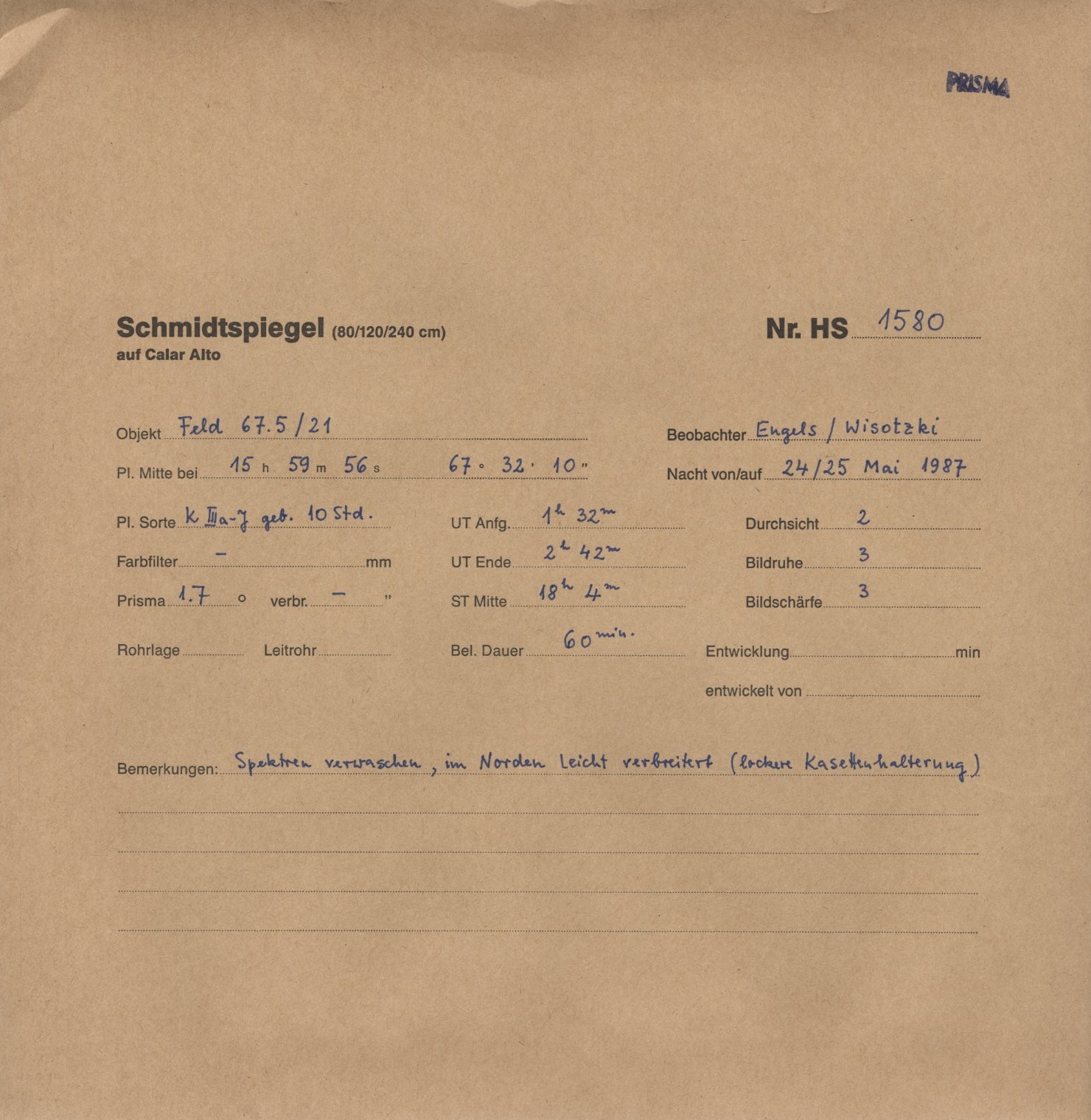 Plattenhuelle HS01580