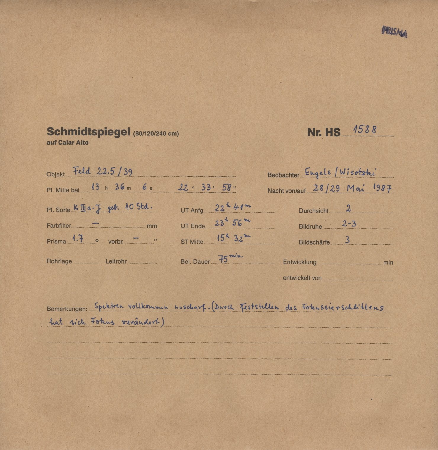 Plattenhuelle HS01588