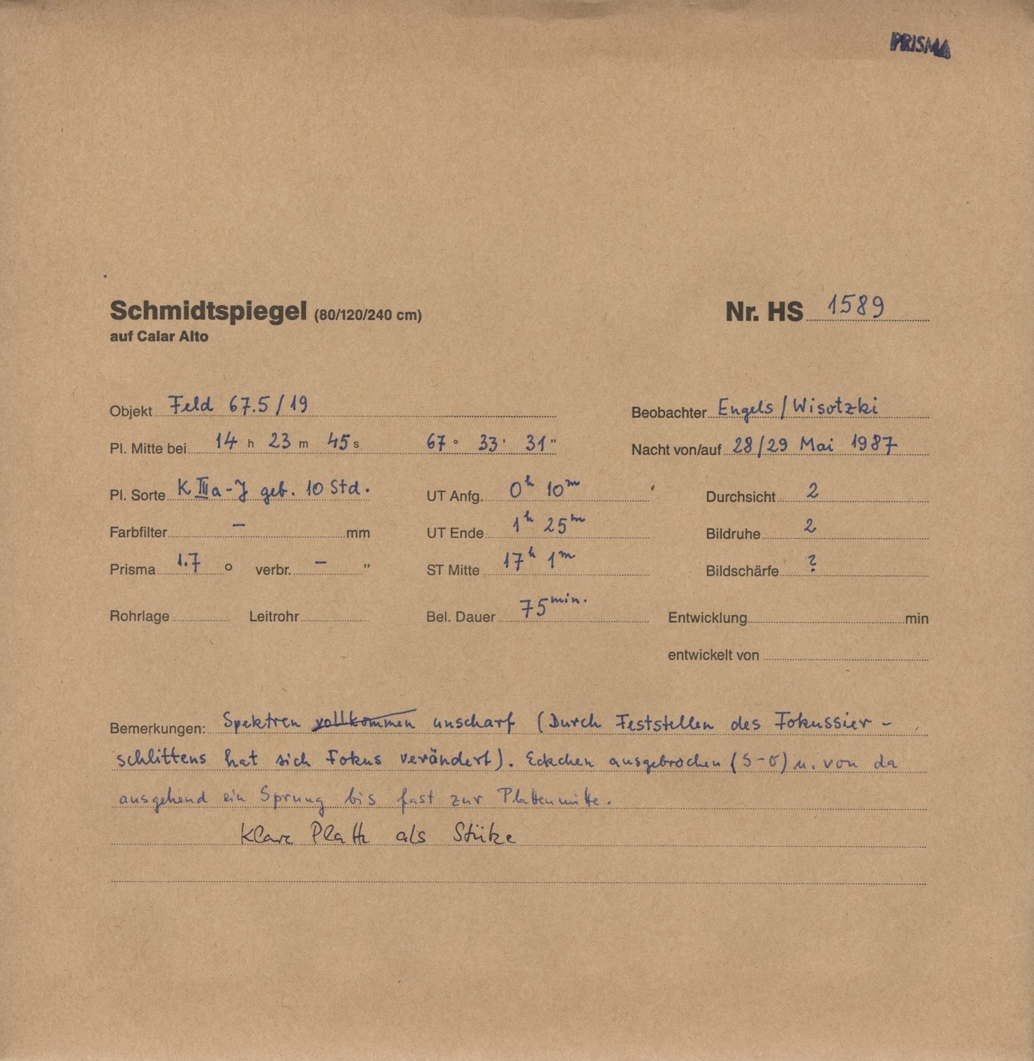 Plattenhuelle HS01589