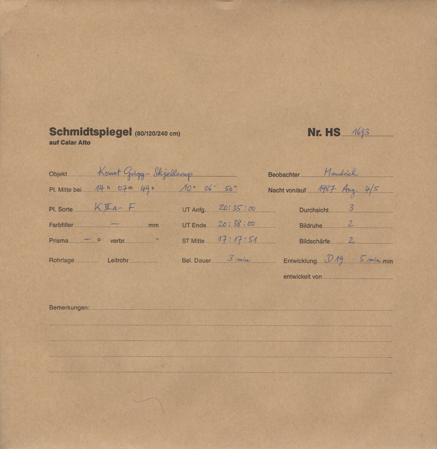 Plattenhuelle HS01693