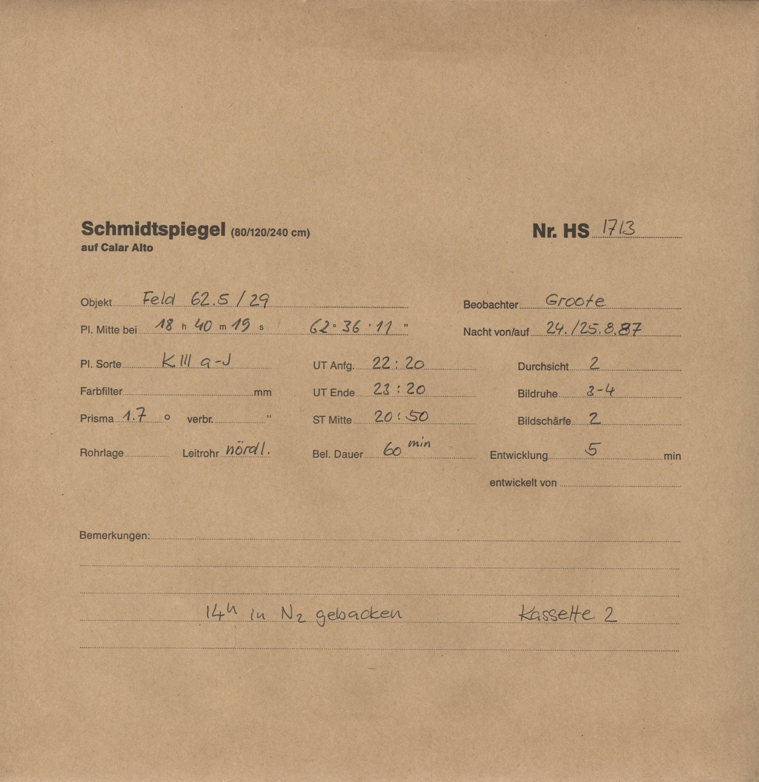 Plattenhuelle HS01713