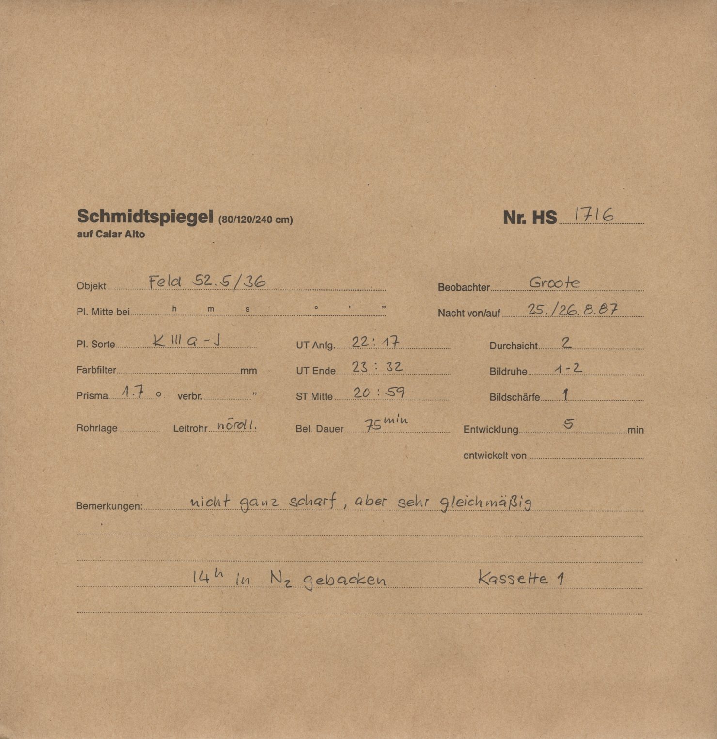 Plattenhuelle HS01716
