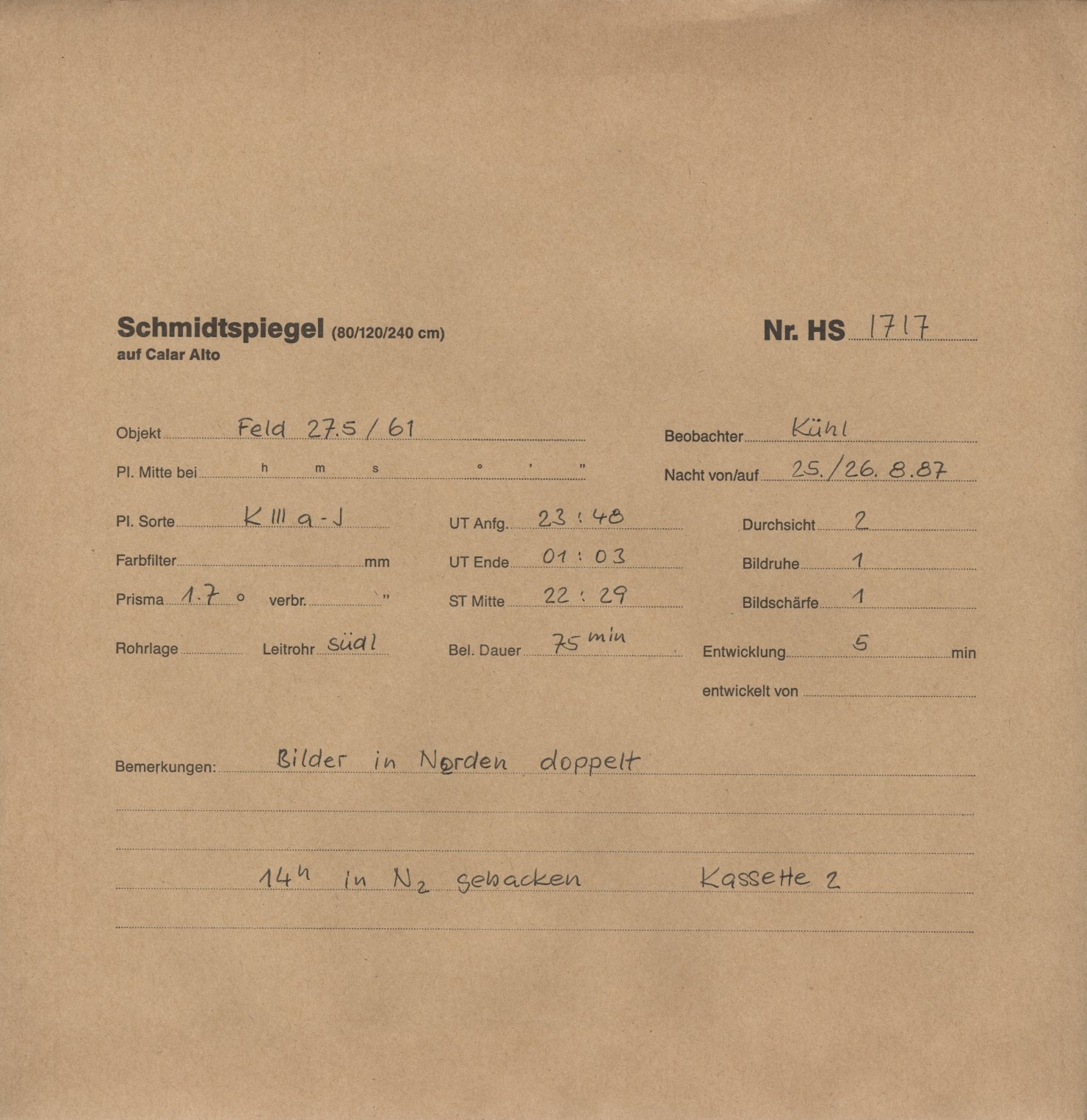 Plattenhuelle HS01717