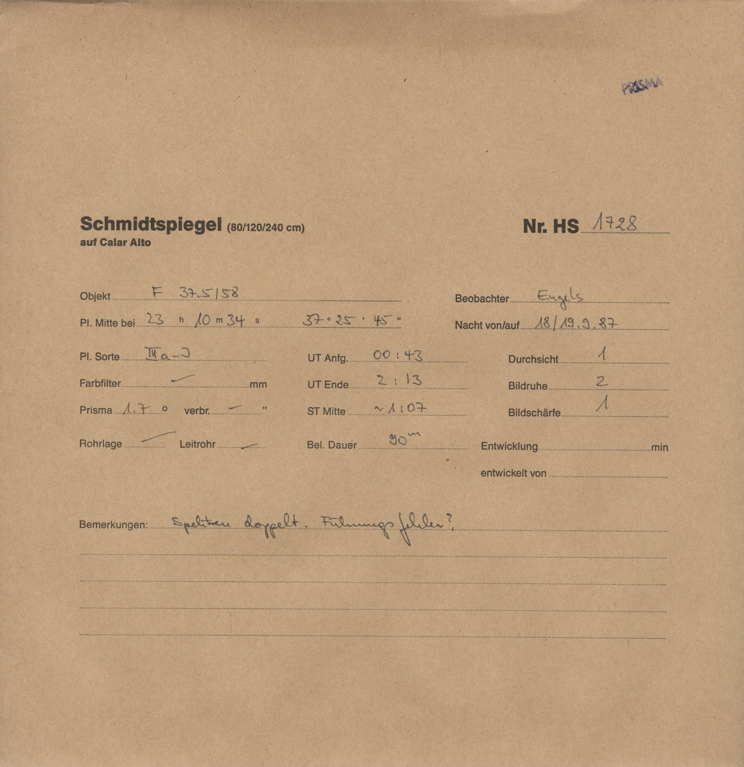 Plattenhuelle HS01728