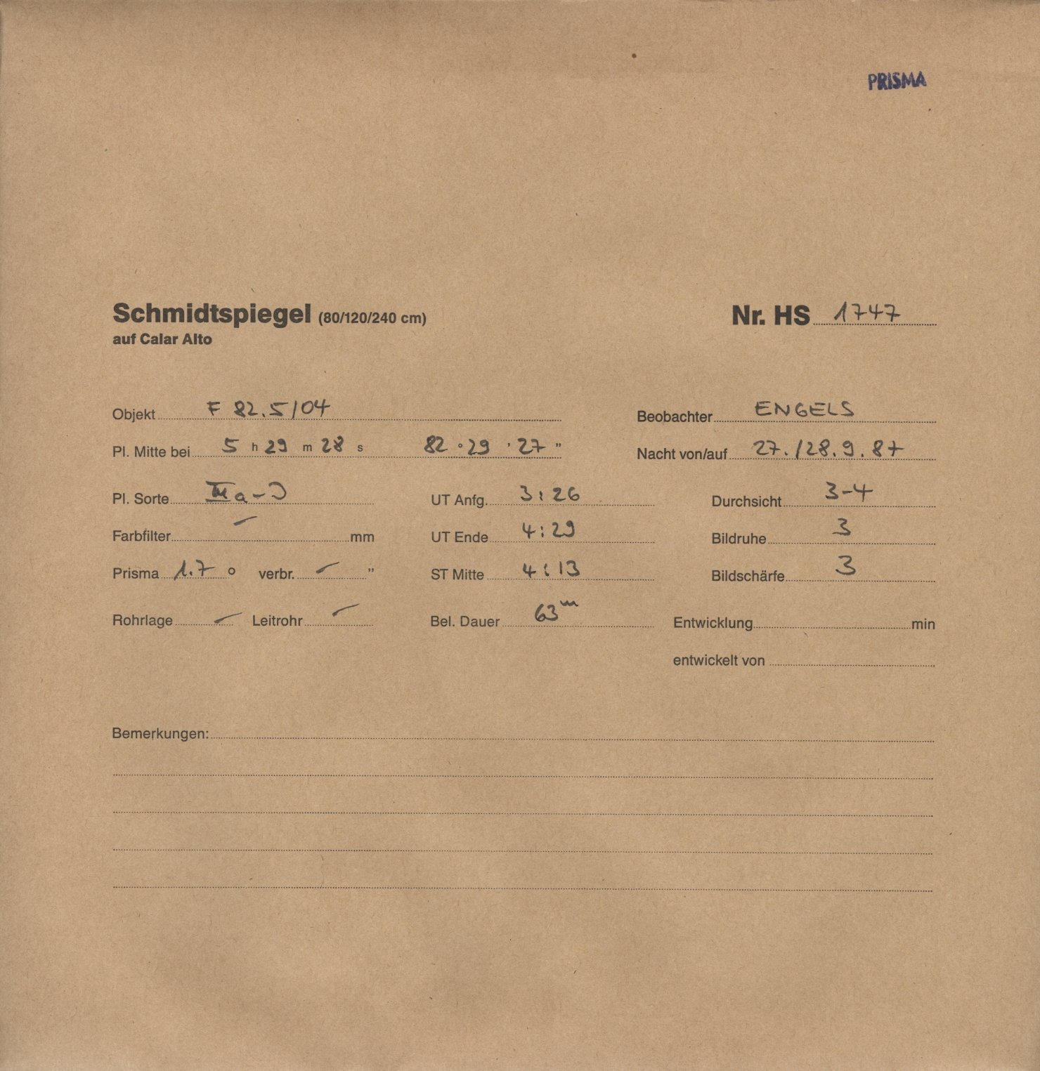 Plattenhuelle HS01747