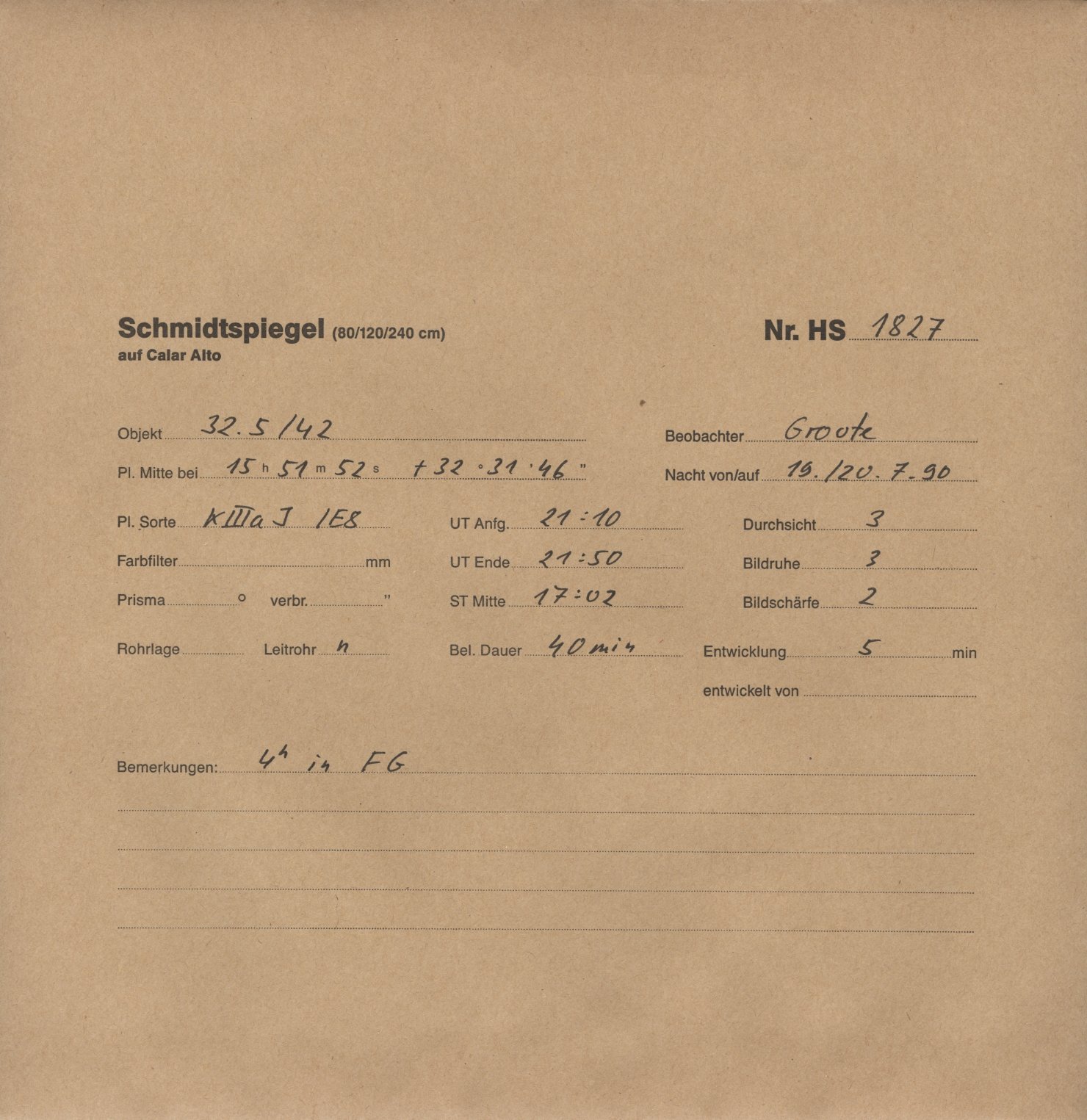 Plattenhuelle HS01827