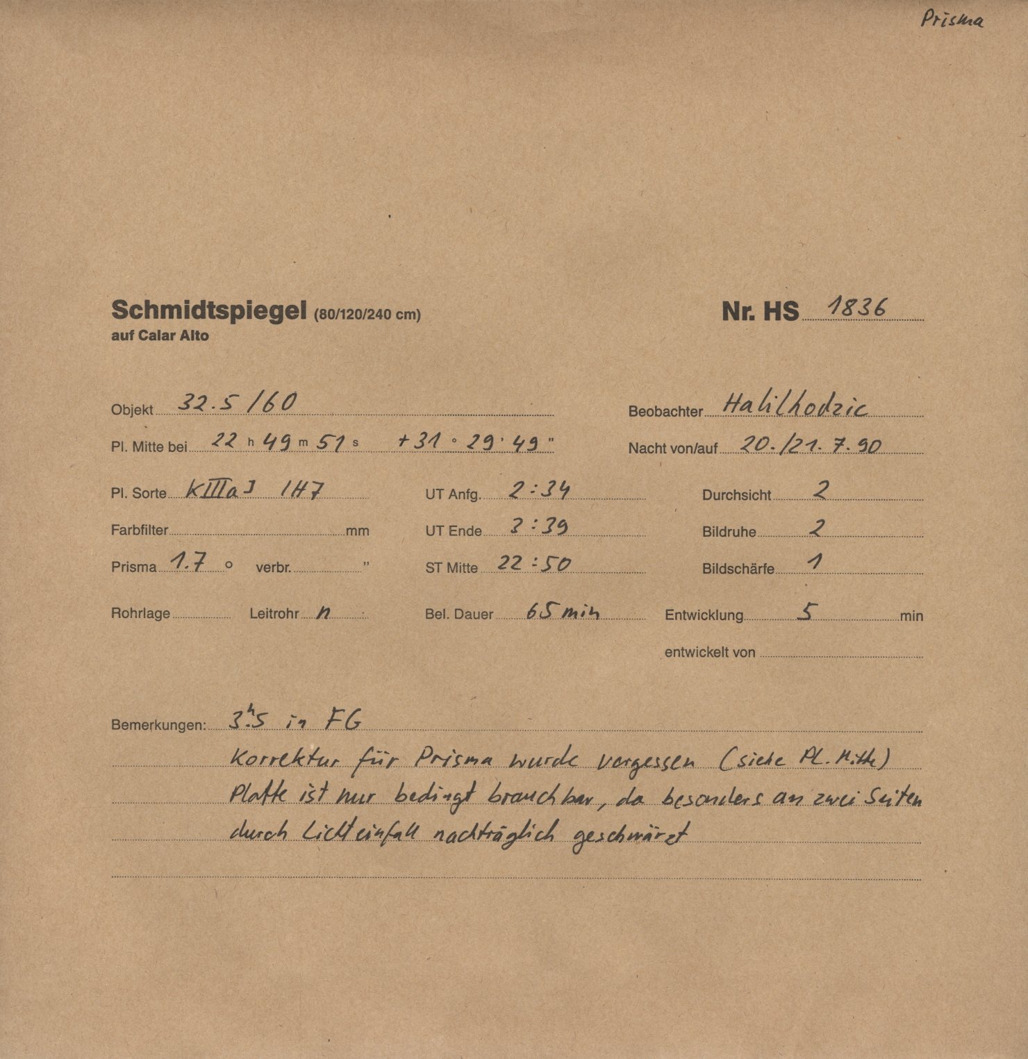Plattenhuelle HS01836