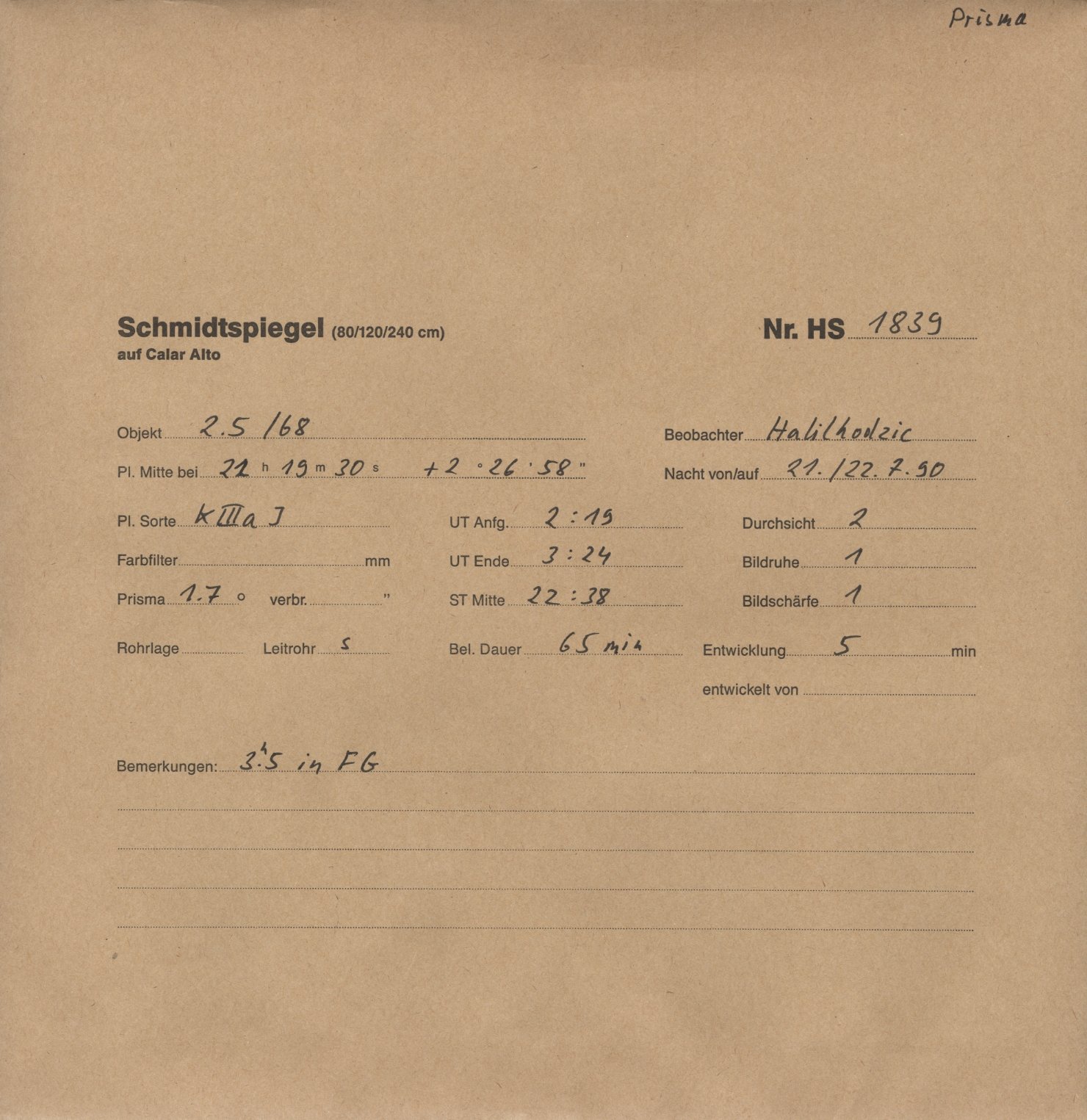 Plattenhuelle HS01839