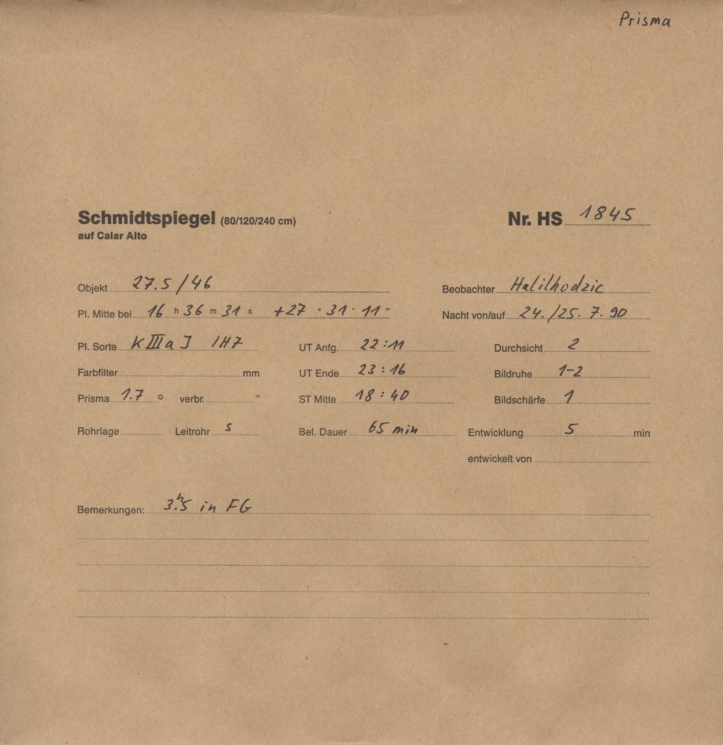 Plattenhuelle HS01845