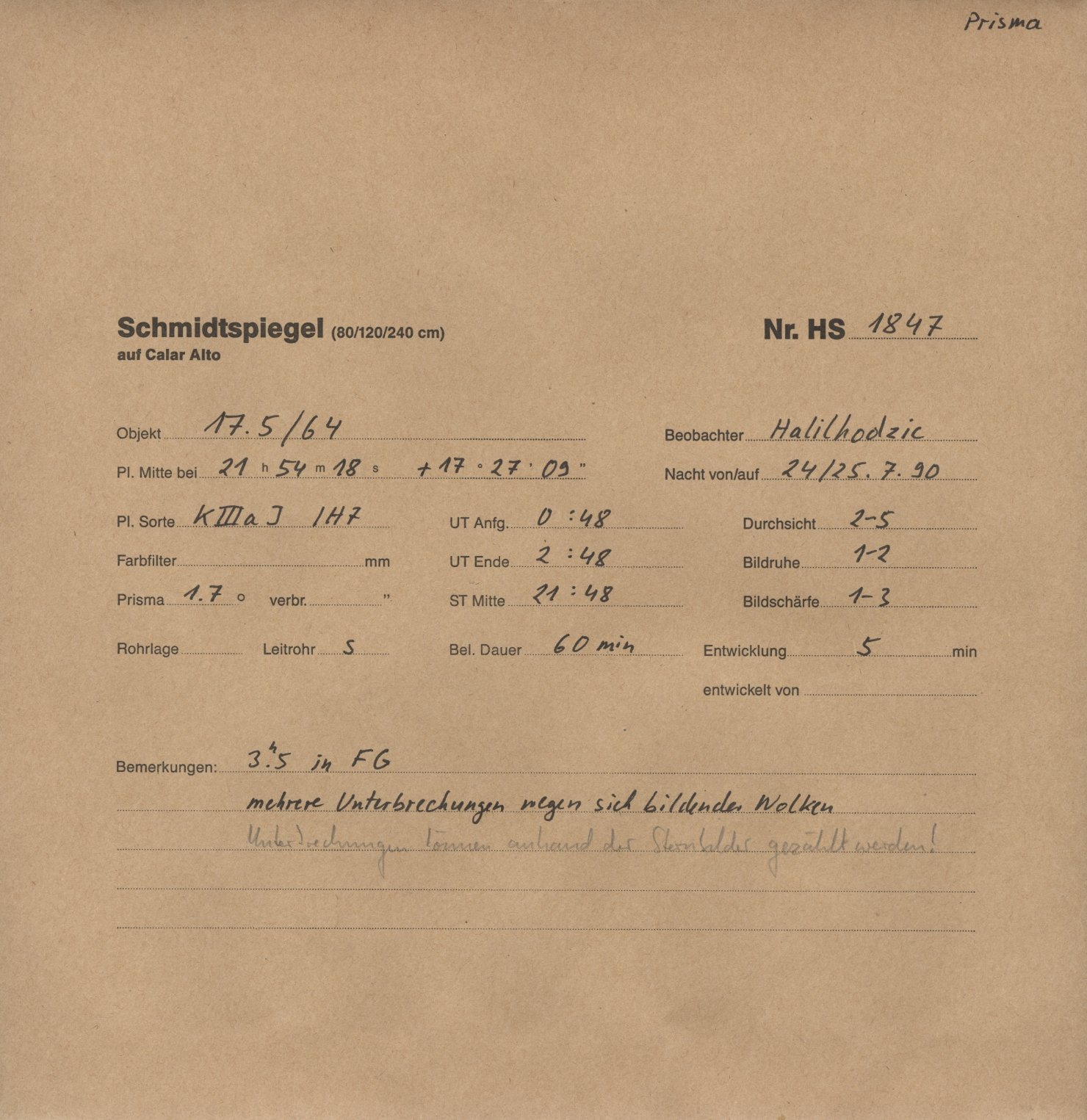 Plattenhuelle HS01847