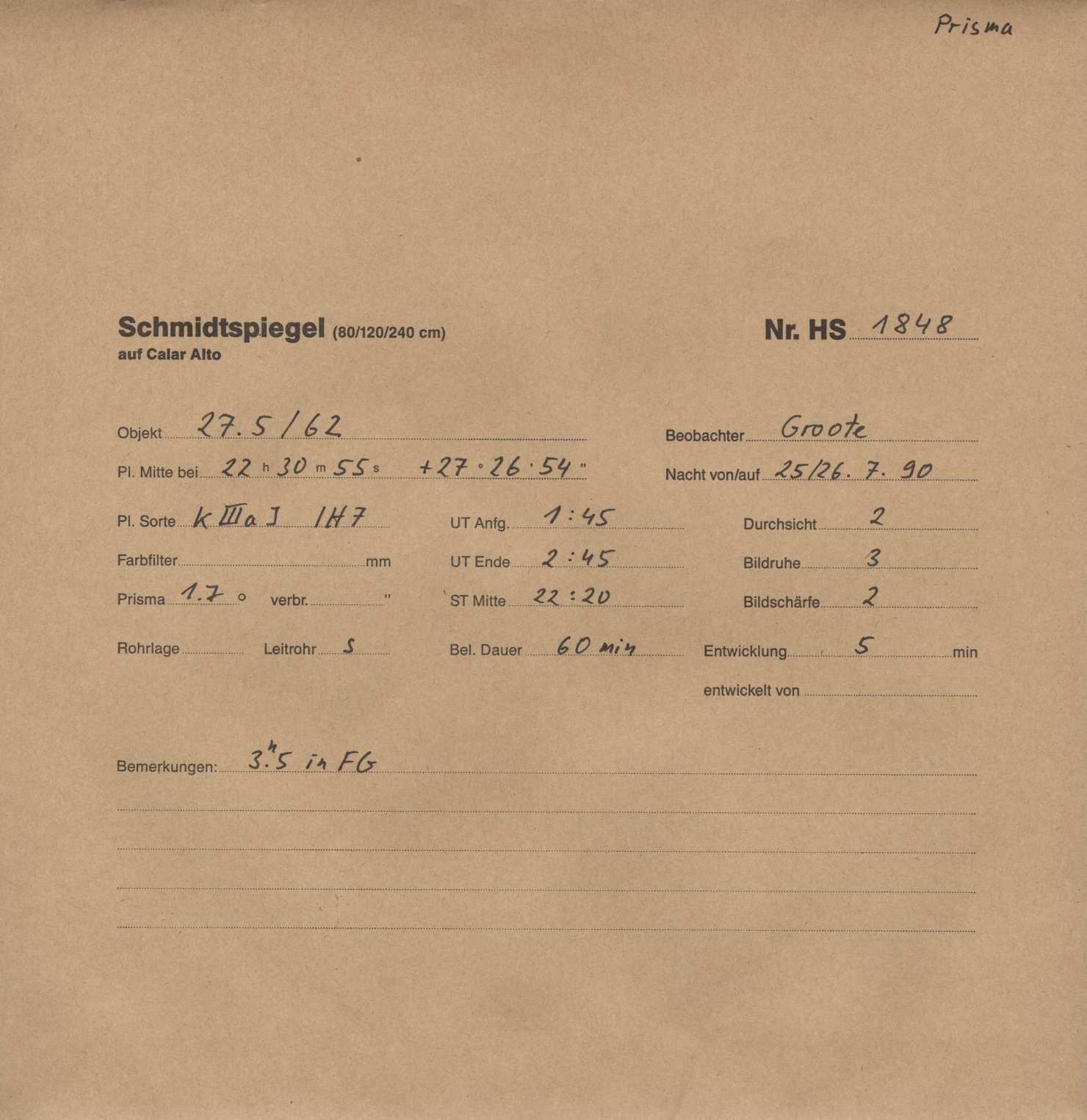 Plattenhuelle HS01848