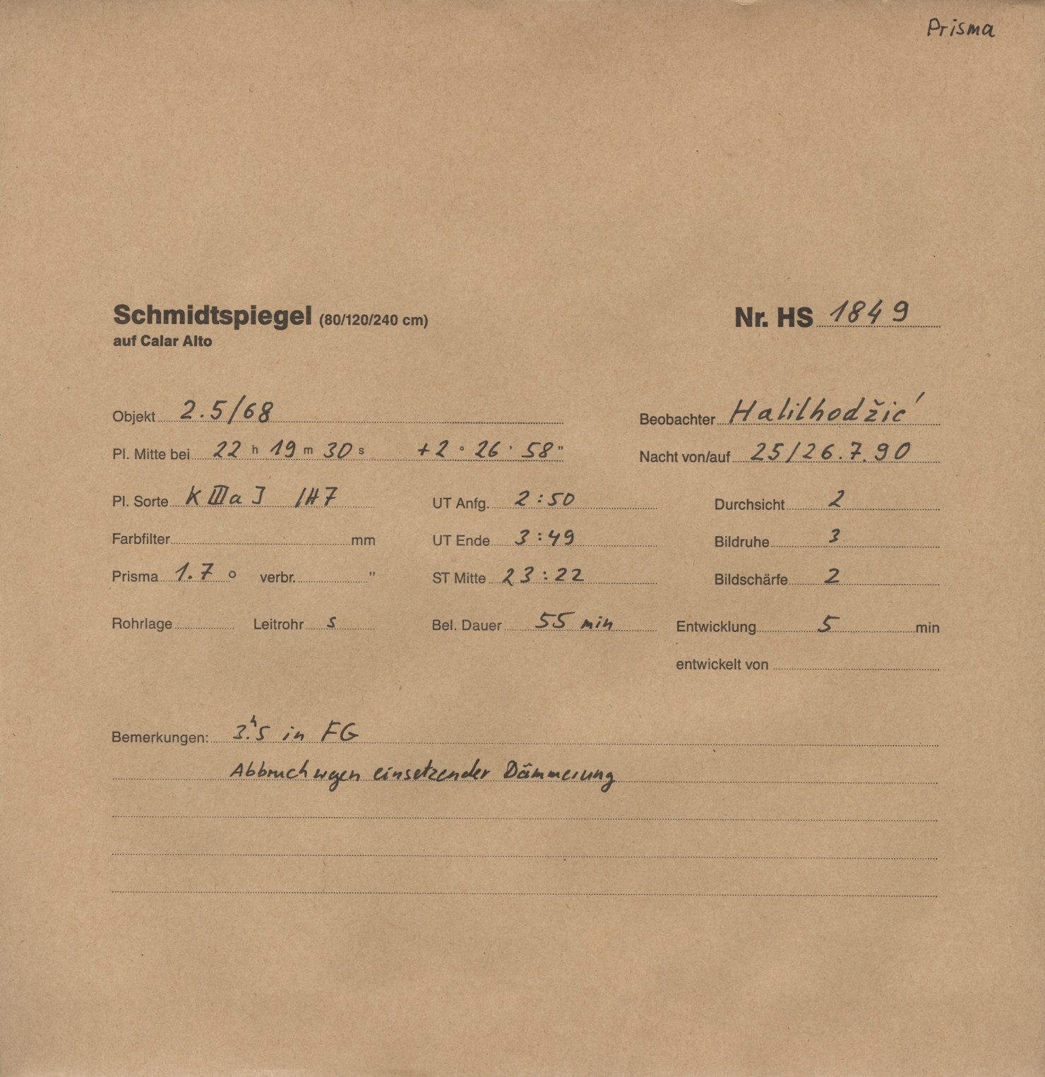 Plattenhuelle HS01849
