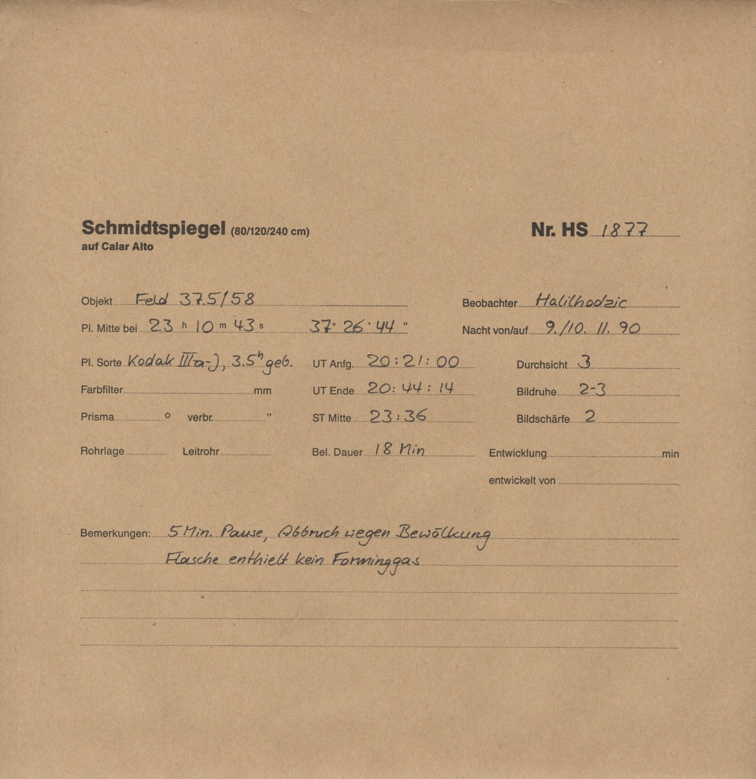 Plattenhuelle HS01877