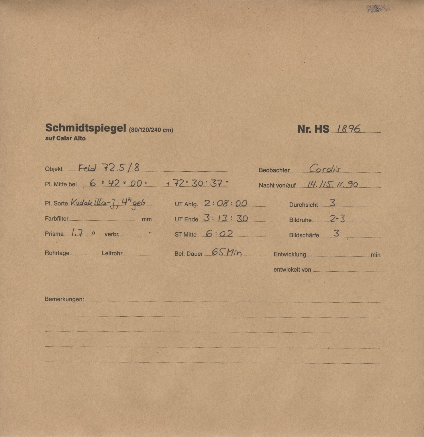 Plattenhuelle HS01896