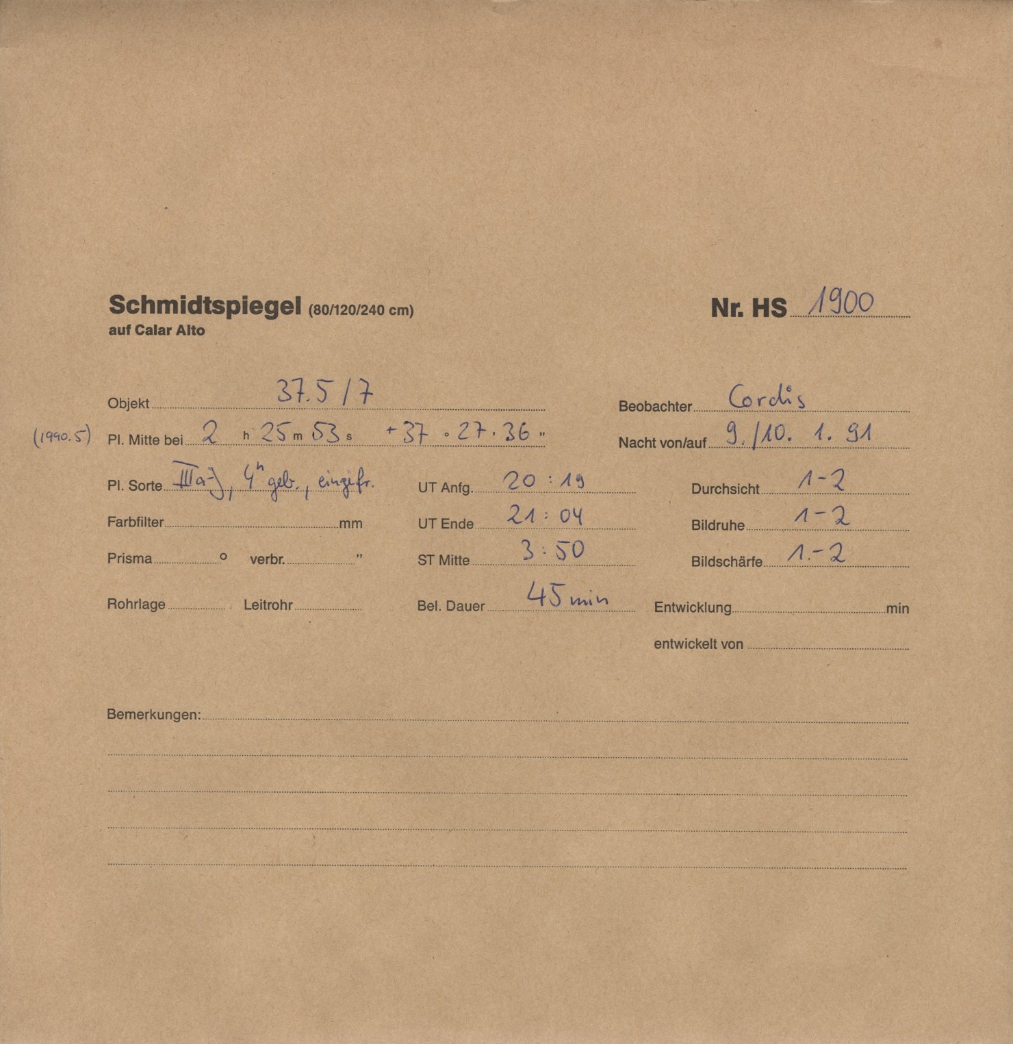 Plattenhuelle HS01900