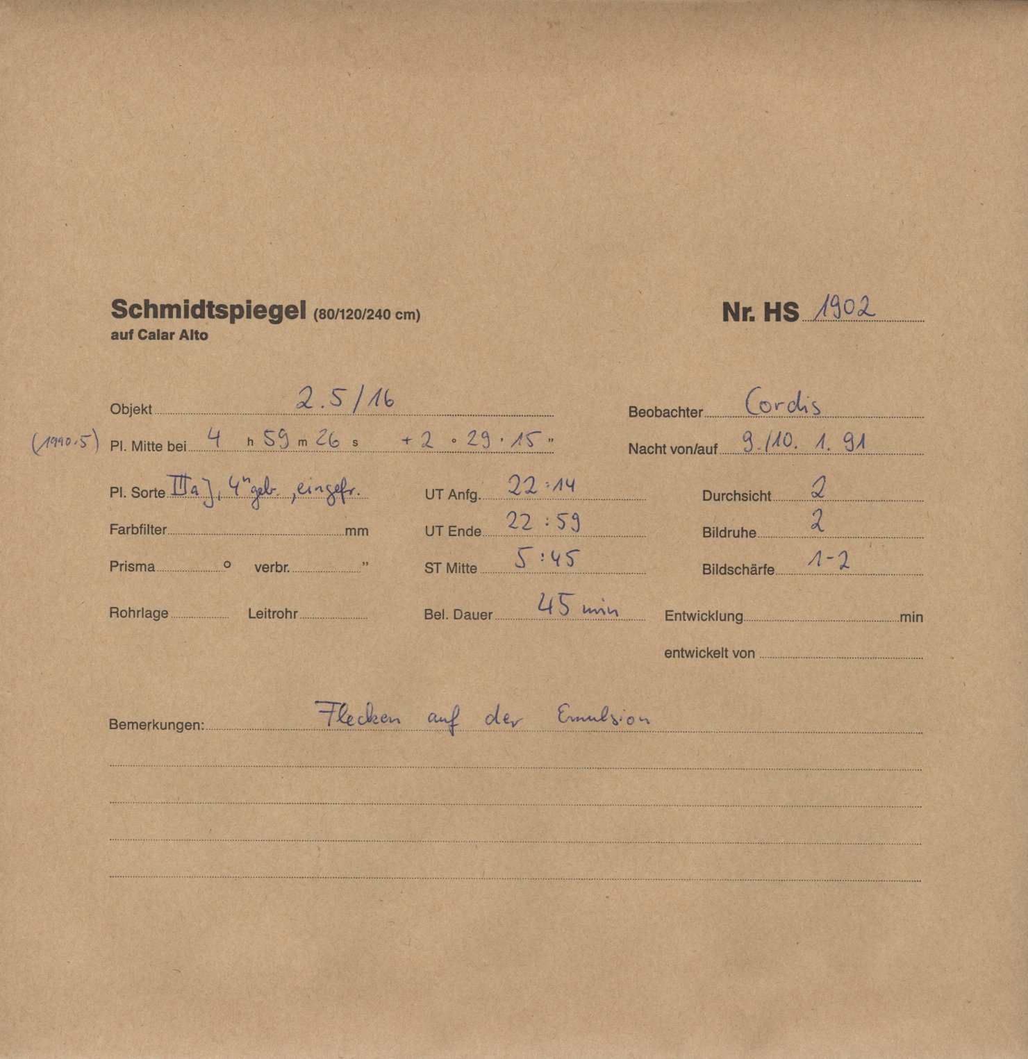 Plattenhuelle HS01902