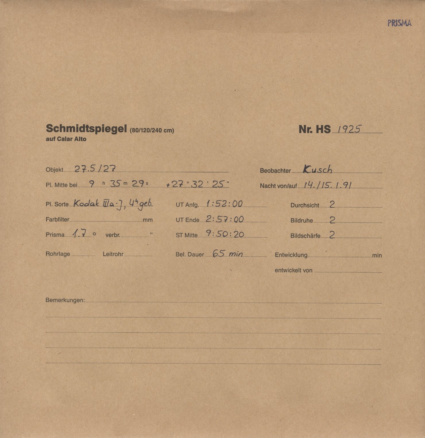 Plattenhuelle HS01925