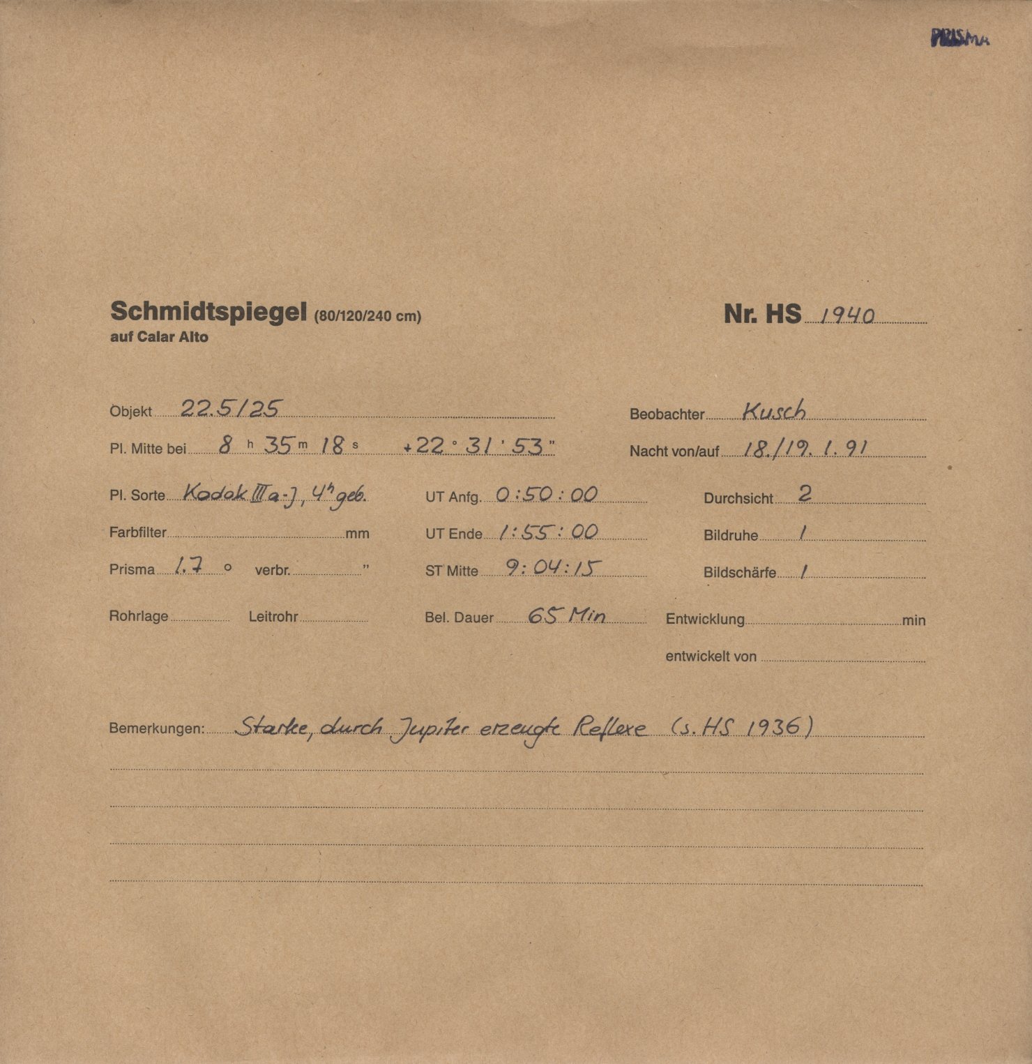 Plattenhuelle HS01940