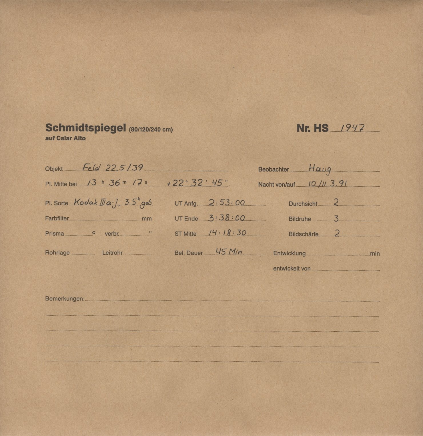 Plattenhuelle HS01947
