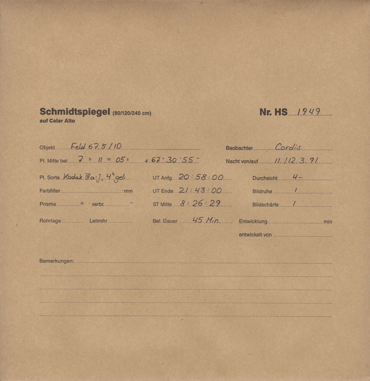 Plattenhuelle HS01949