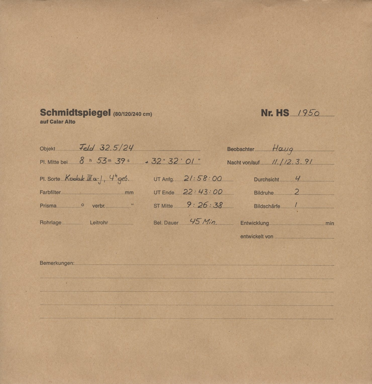 Plattenhuelle HS01950