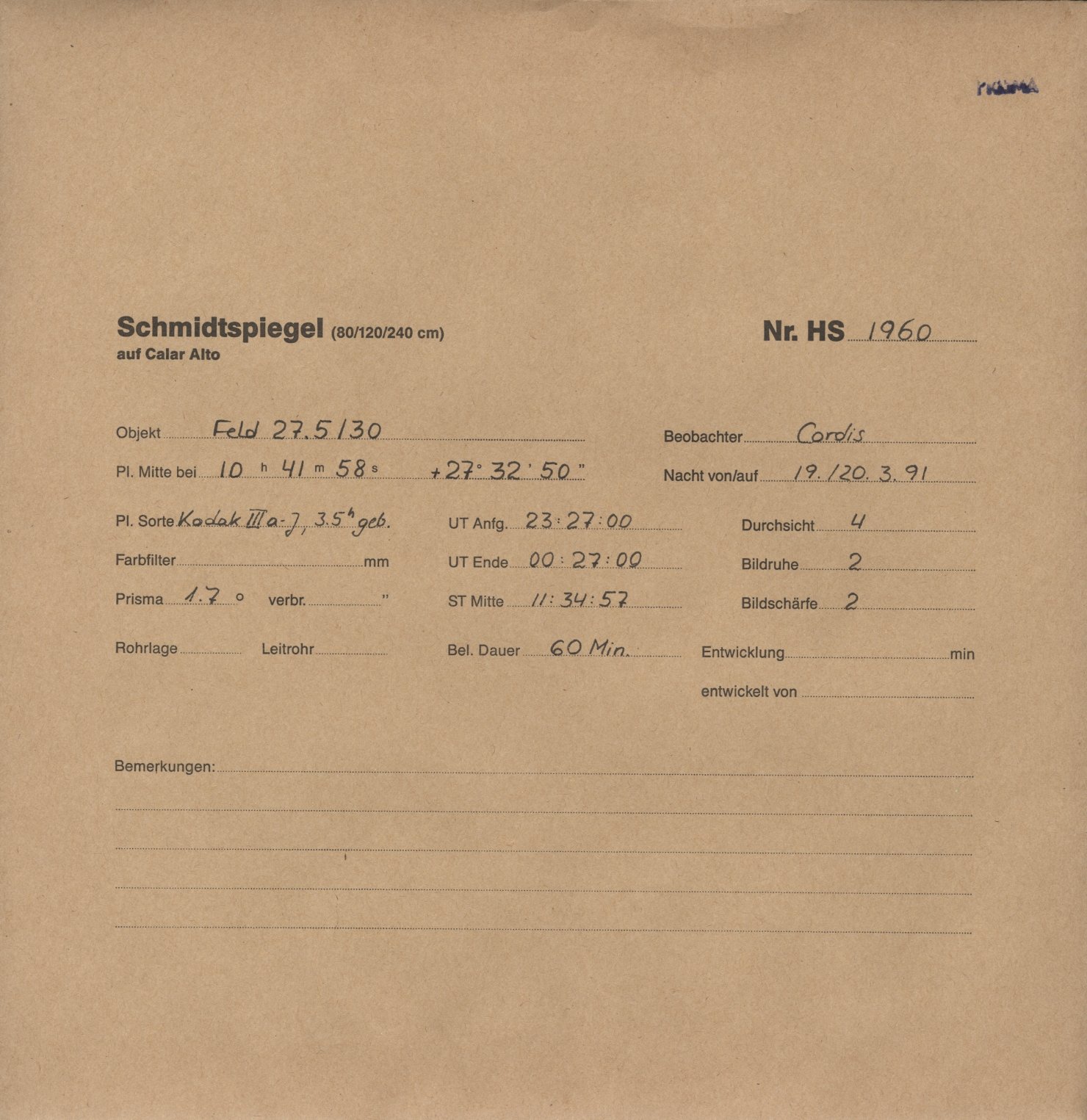 Plattenhuelle HS01960