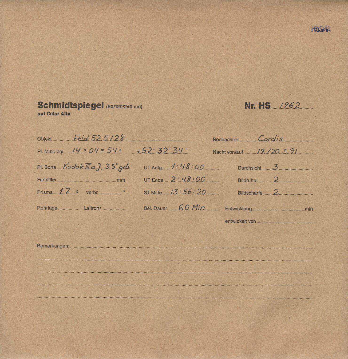 Plattenhuelle HS01962