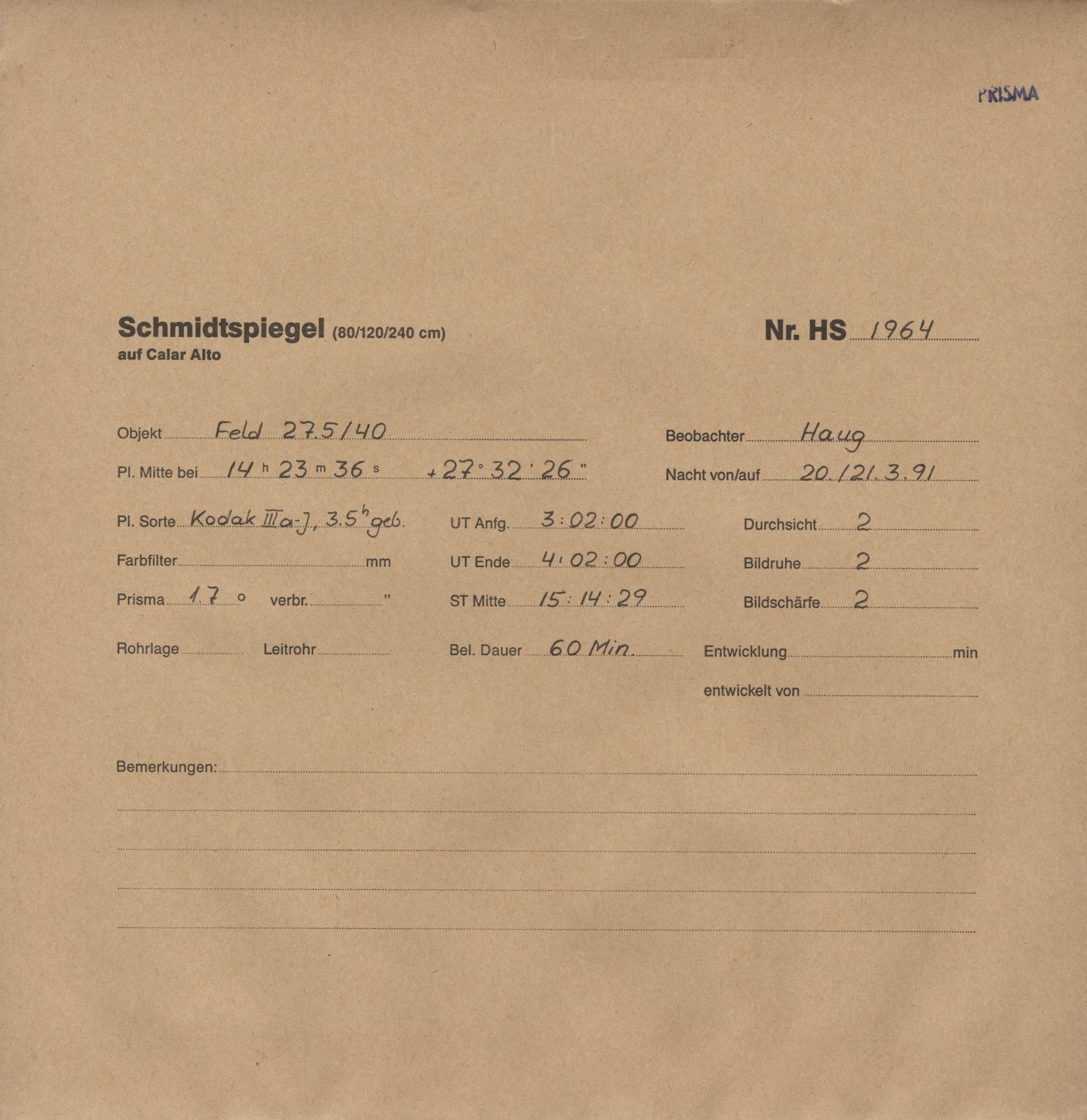 Plattenhuelle HS01964