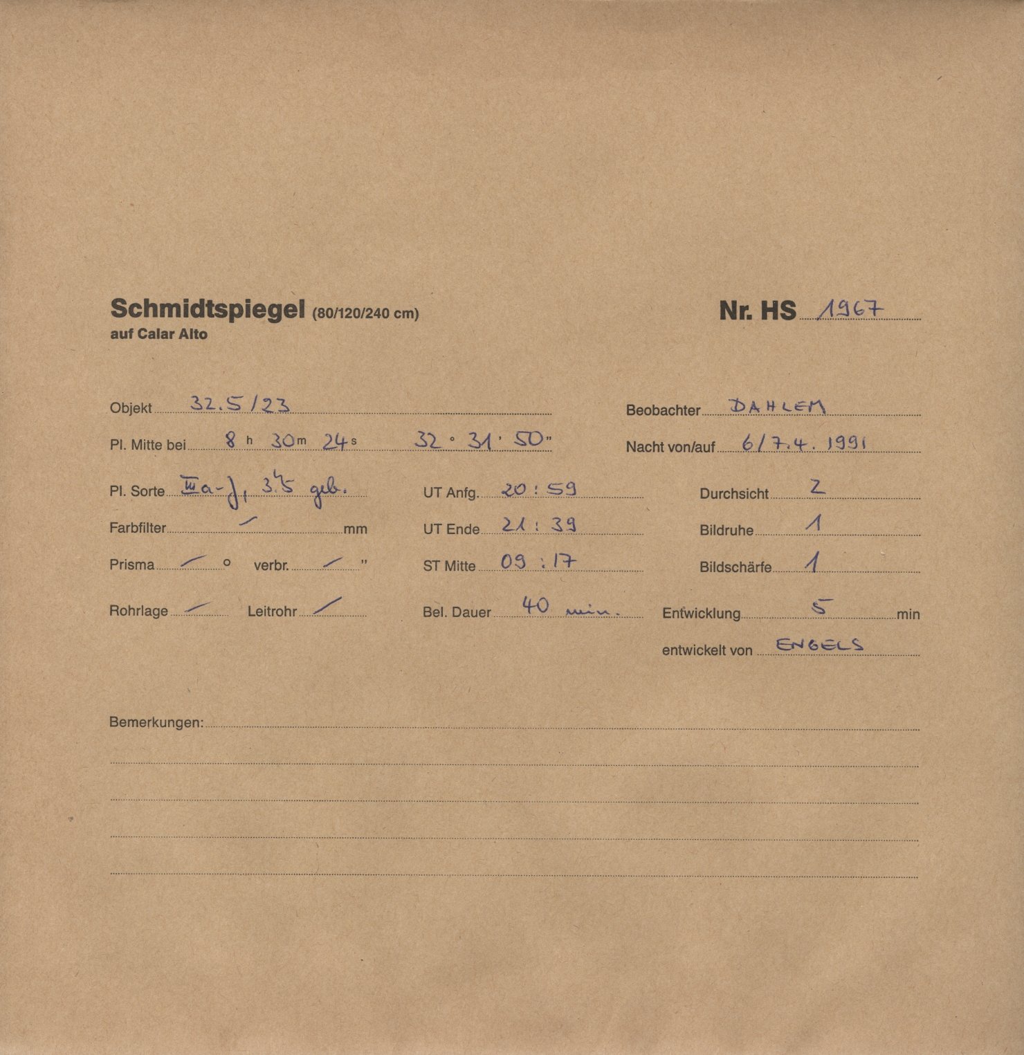 Plattenhuelle HS01967