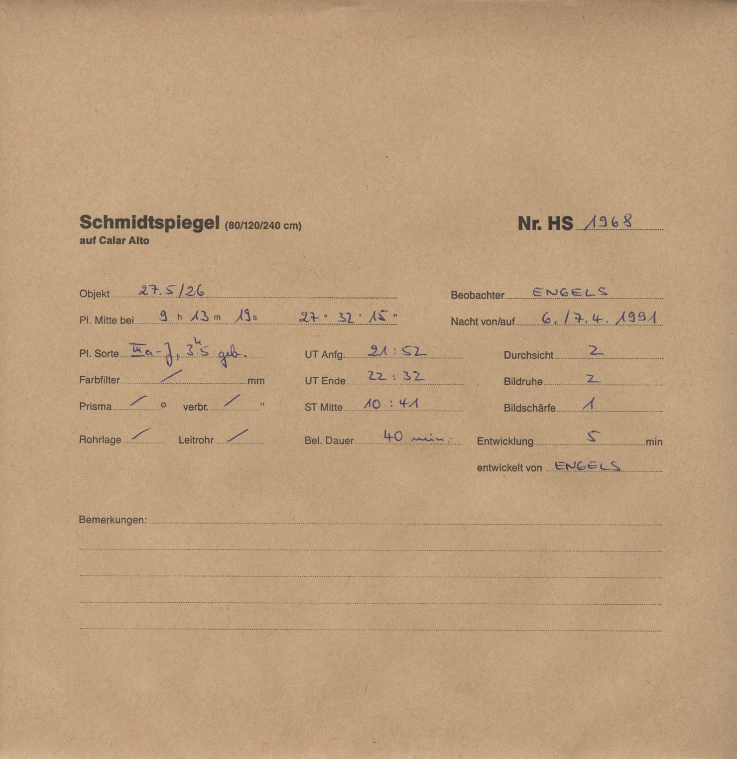 Plattenhuelle HS01968
