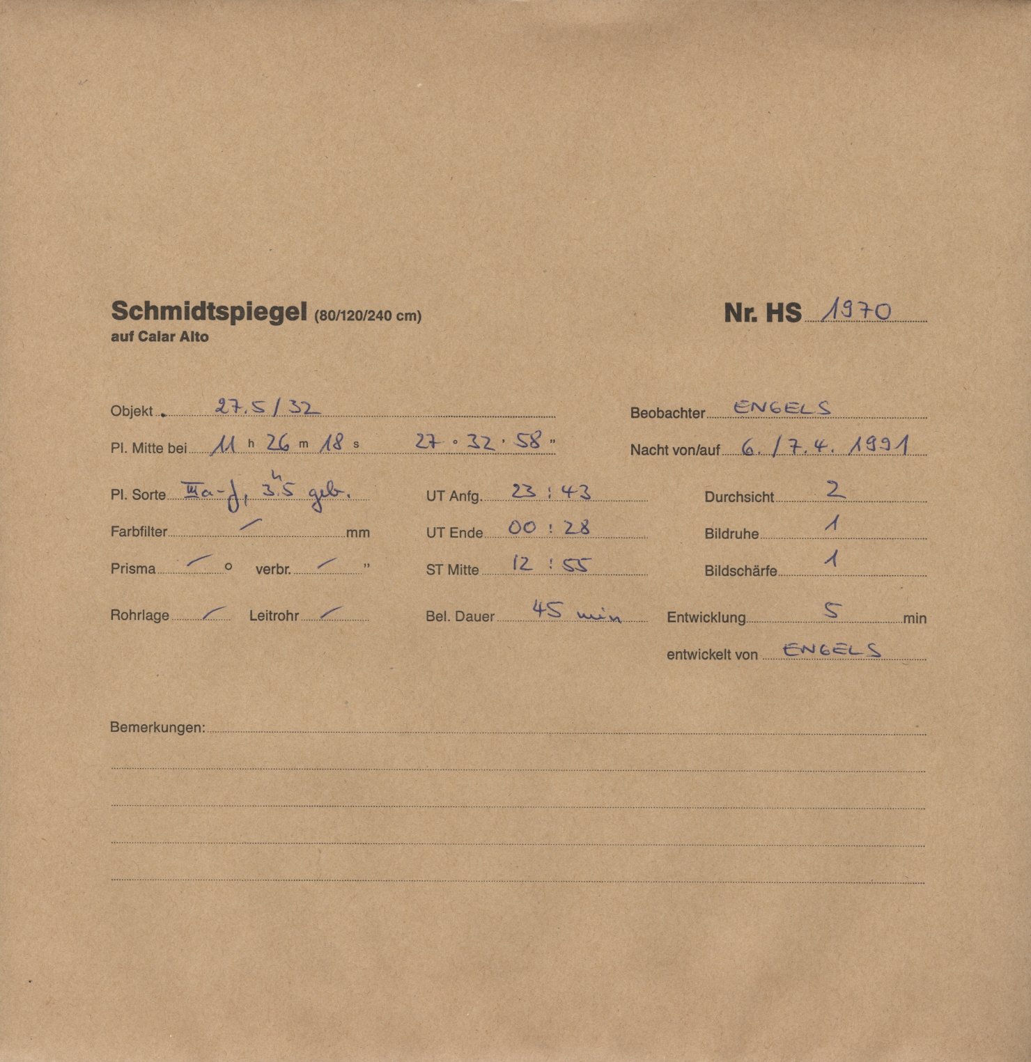 Plattenhuelle HS01970